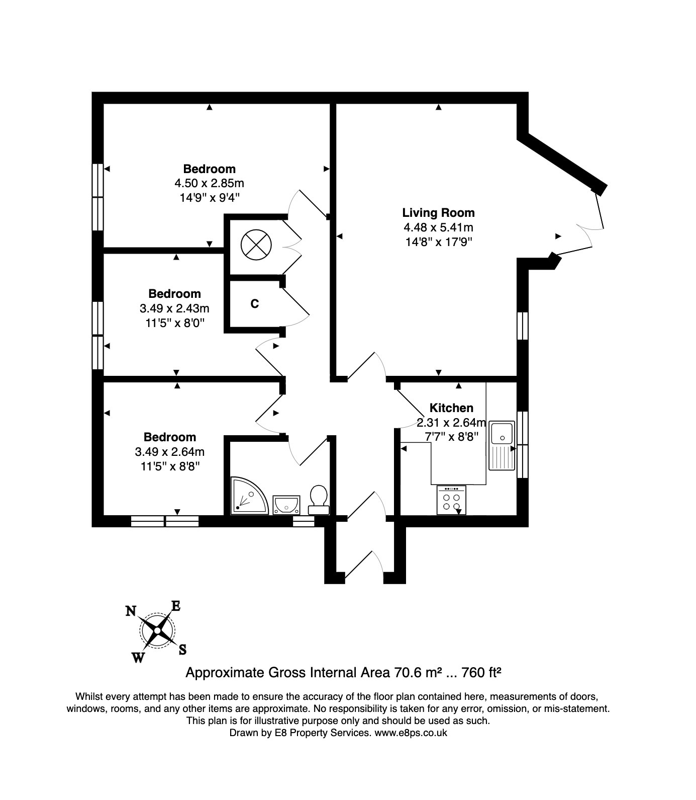 4, Ridgemont Close, Oxfordshire floorplan