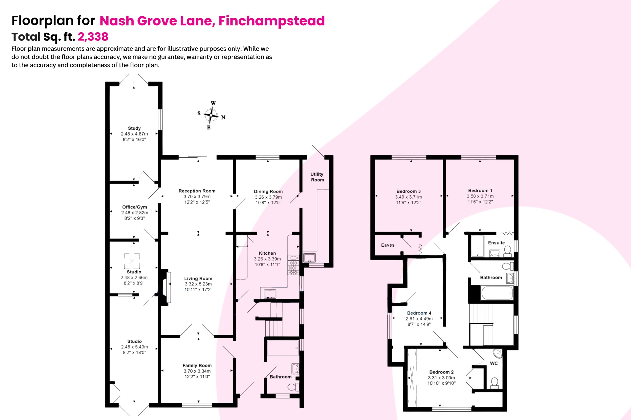 47 Nash Grove Lane, Finchampstead, Berkshire floorplan
