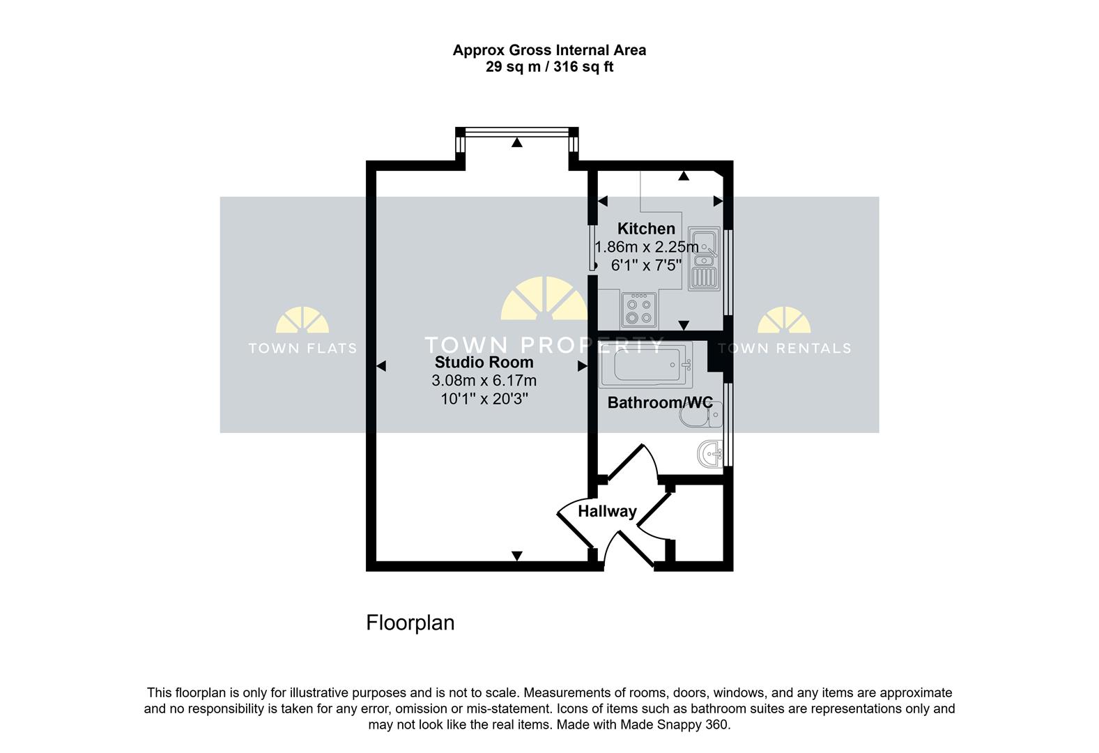 31, Westdown House, Hartington Place, Eastbourne floorplan