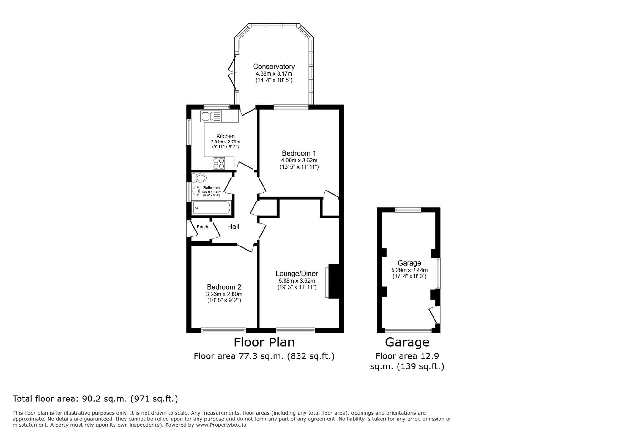 5 St. Davids Road, Abergele floorplan