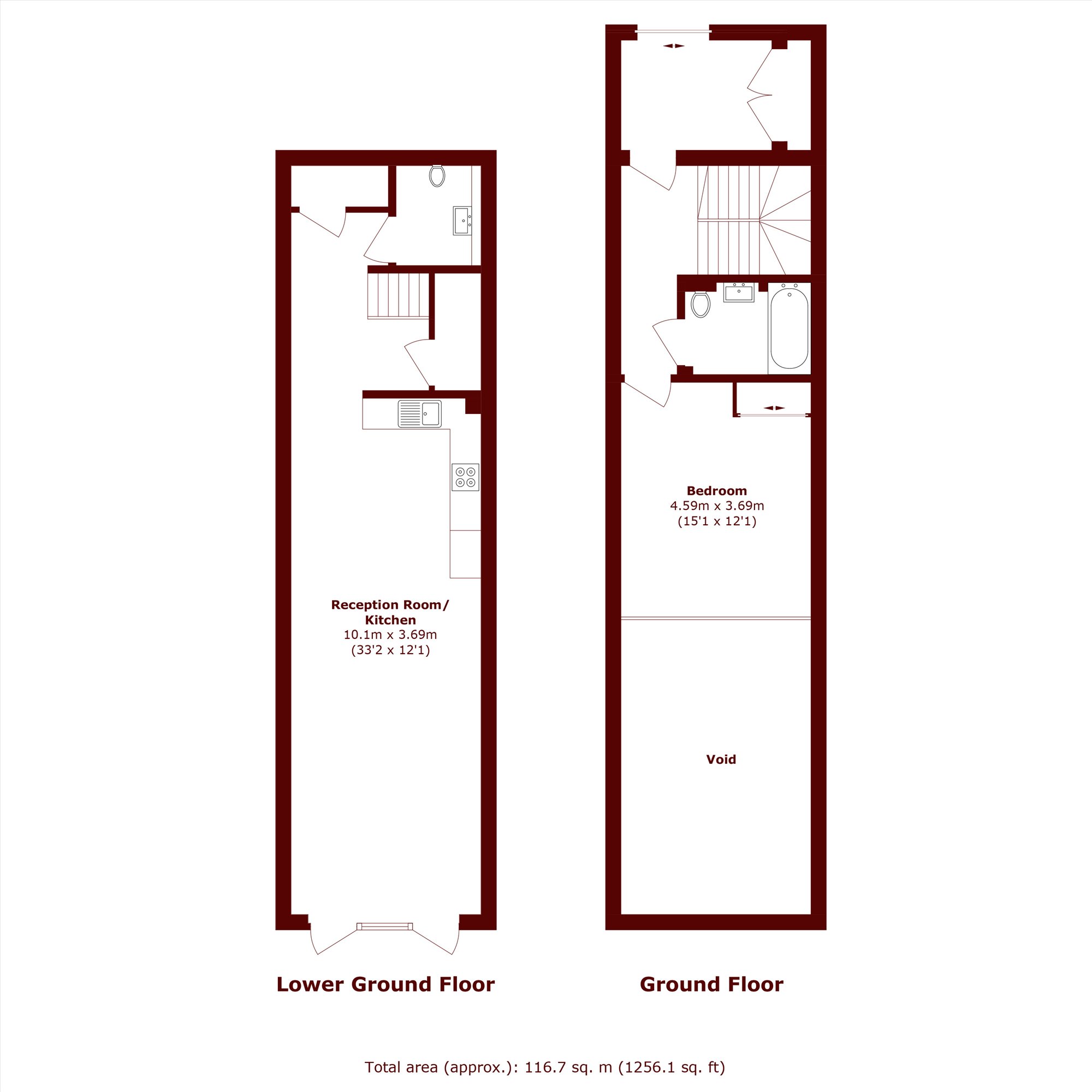 Apartment 5, 243, Junction Road, London floorplan