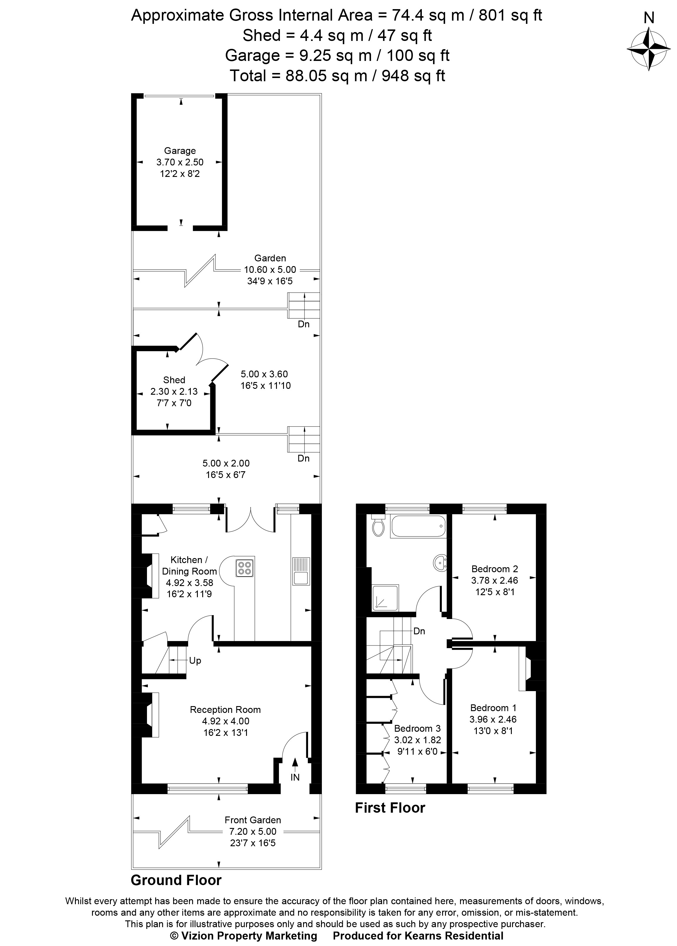 2, Belle Vue Terrace, Harefield floorplan