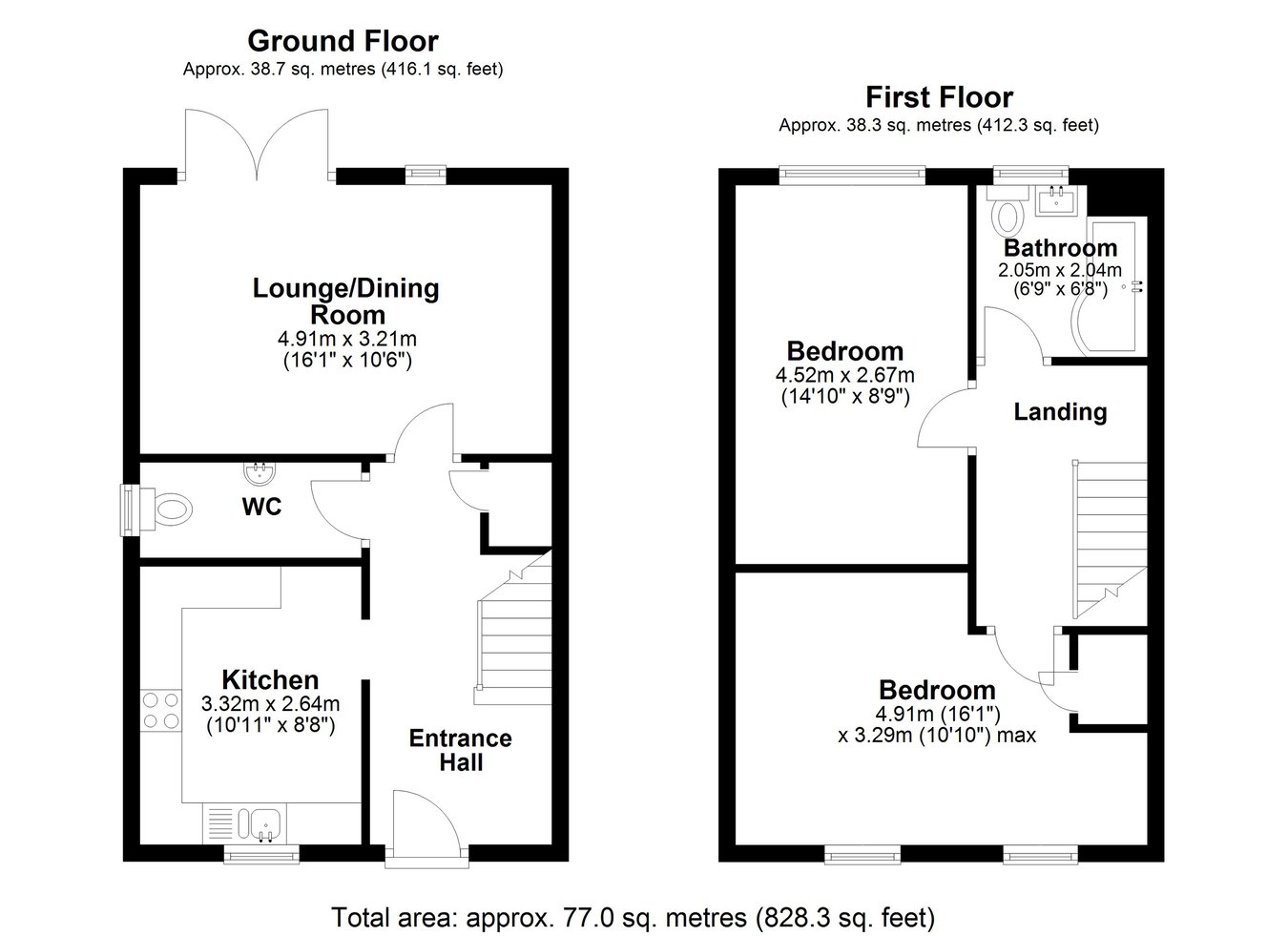 7, Clouston Close, Folkestone floorplan