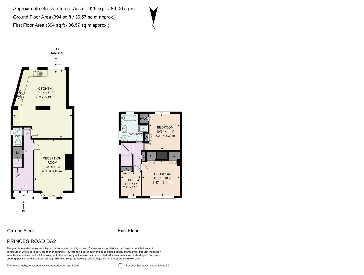 598, Princes Road, Dartford floorplan