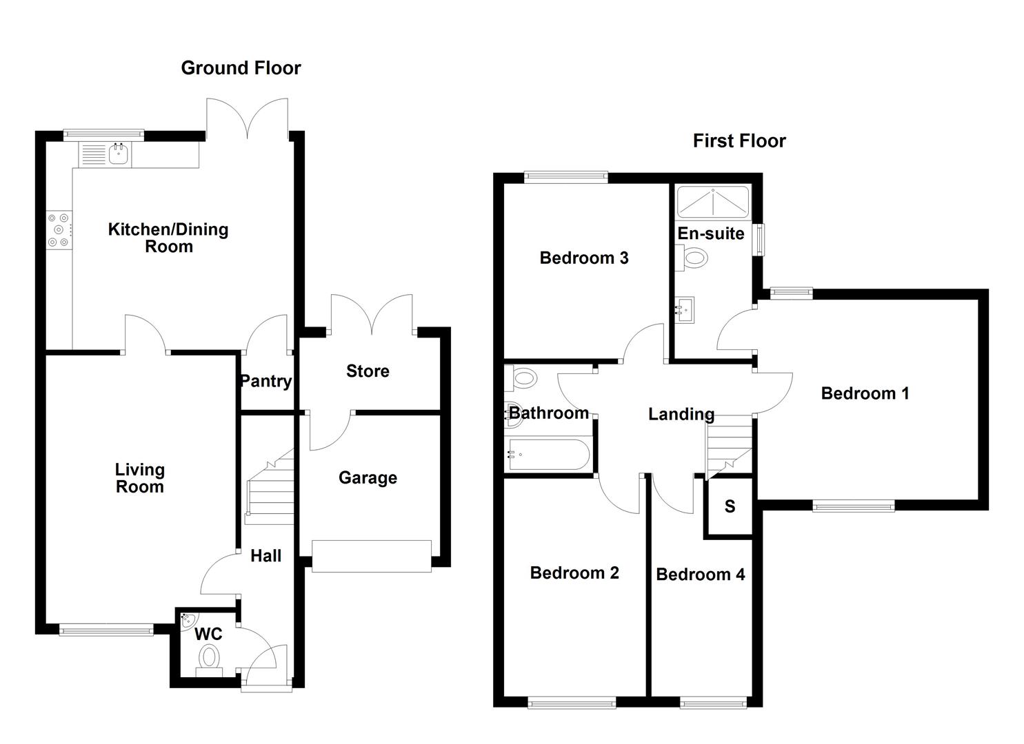 14, Briarswood, Biddulph floorplan