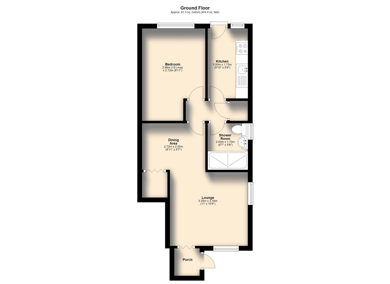 38, Buddle Close, Plymouth floorplan
