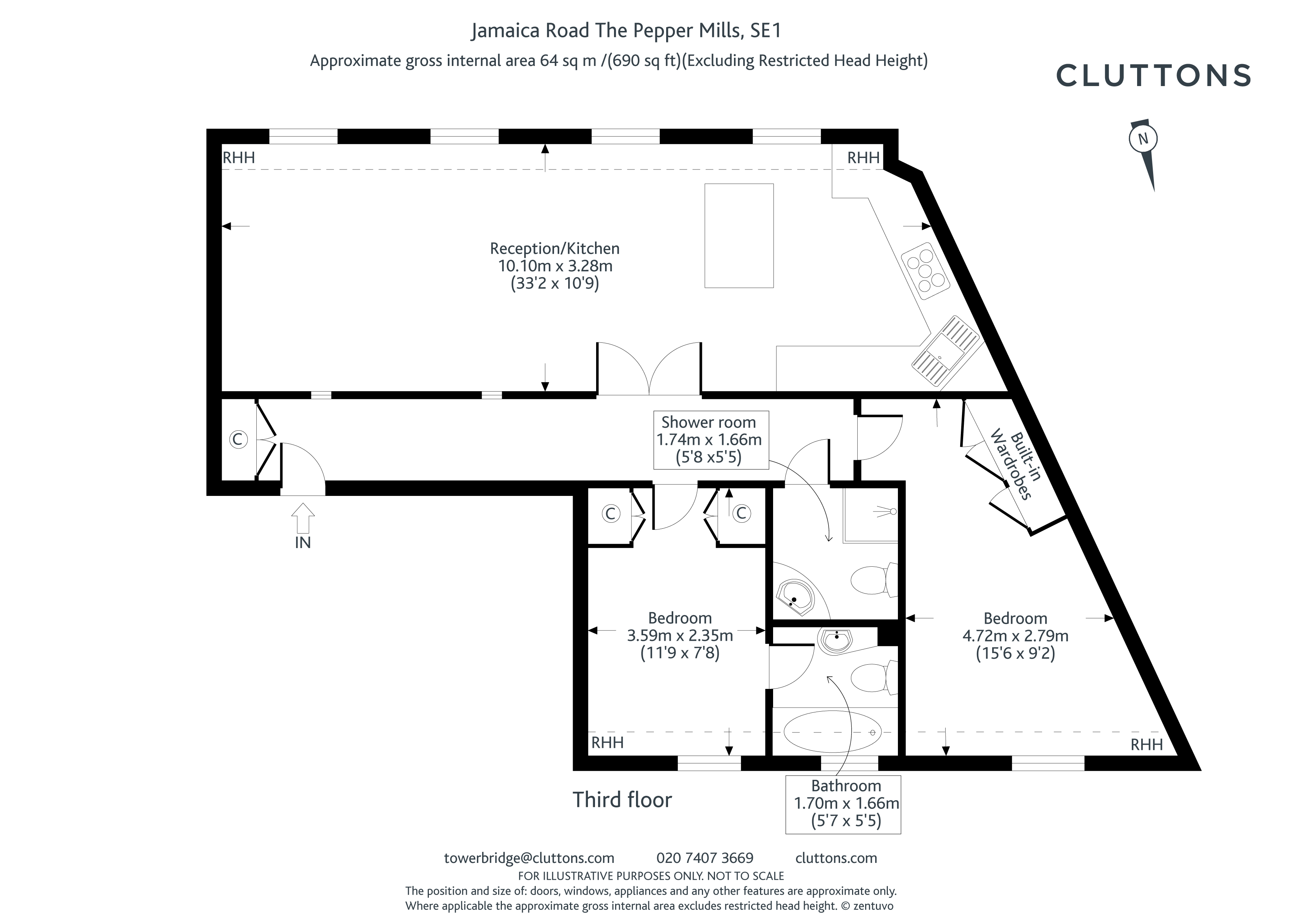 The Pepper Mills, 4 Jamaica Road, London floorplan