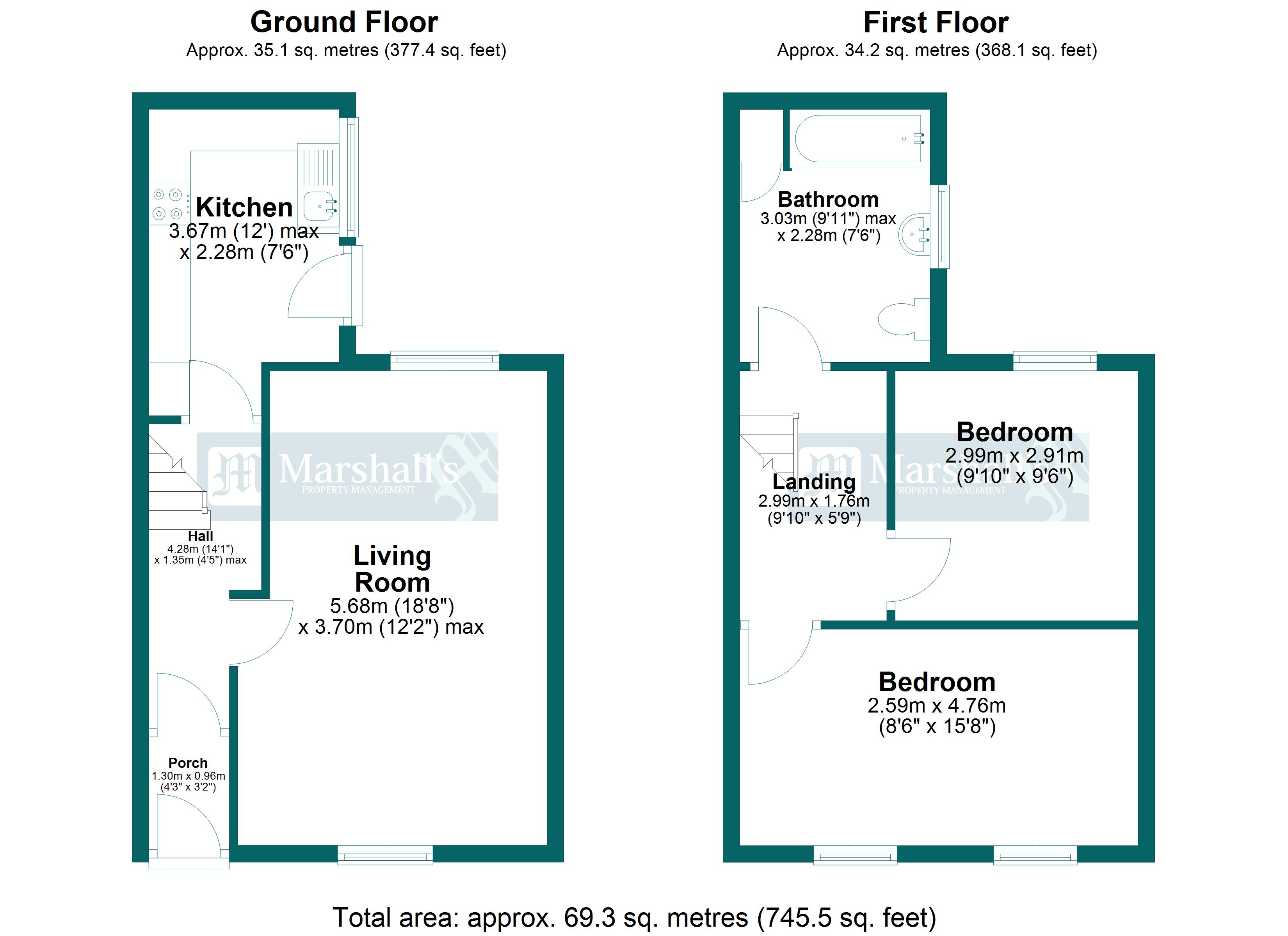 24, Alverne Buildings, Penzance floorplan