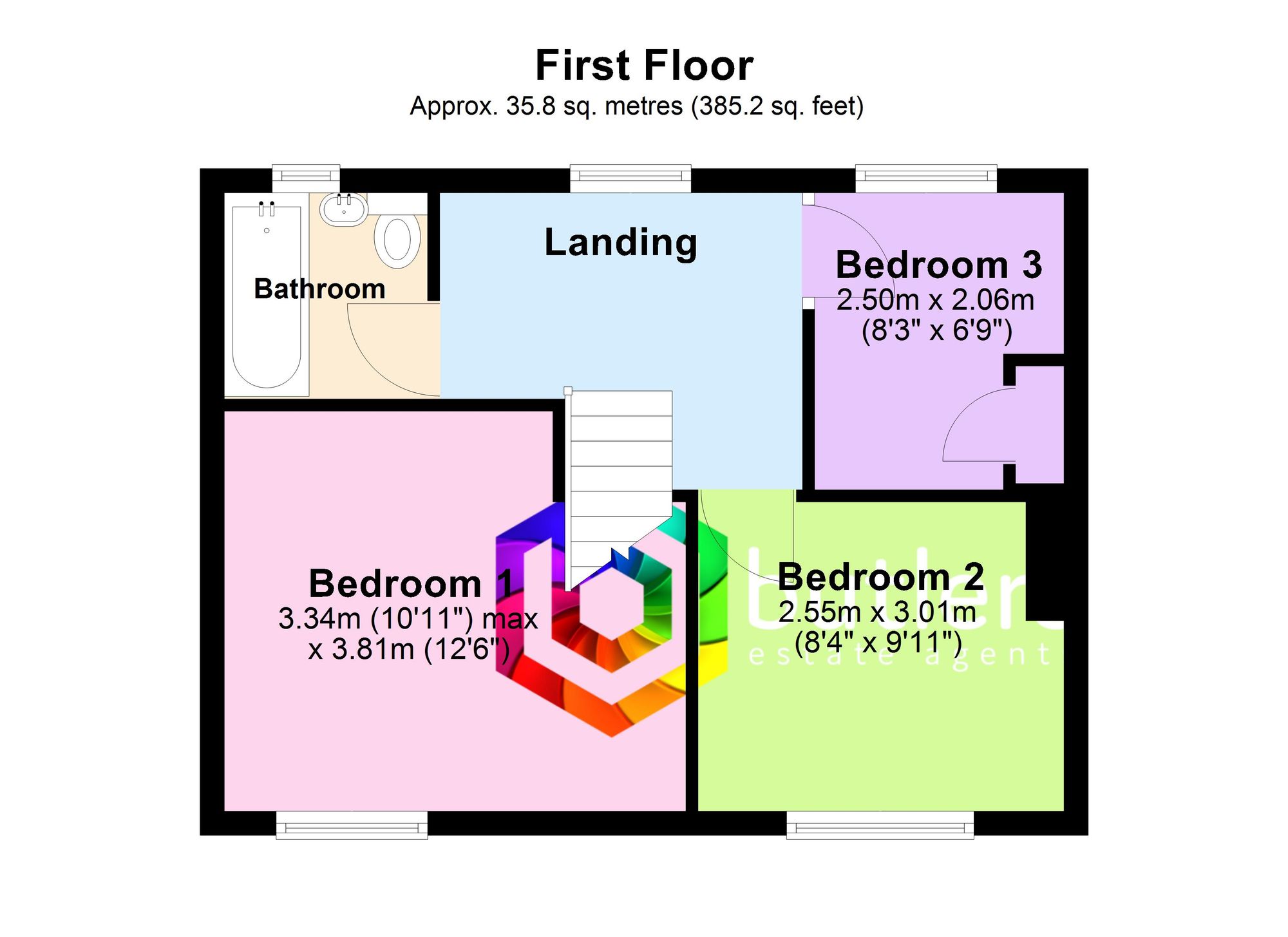 3 Lansbury Avenue, Chesterfield floorplan