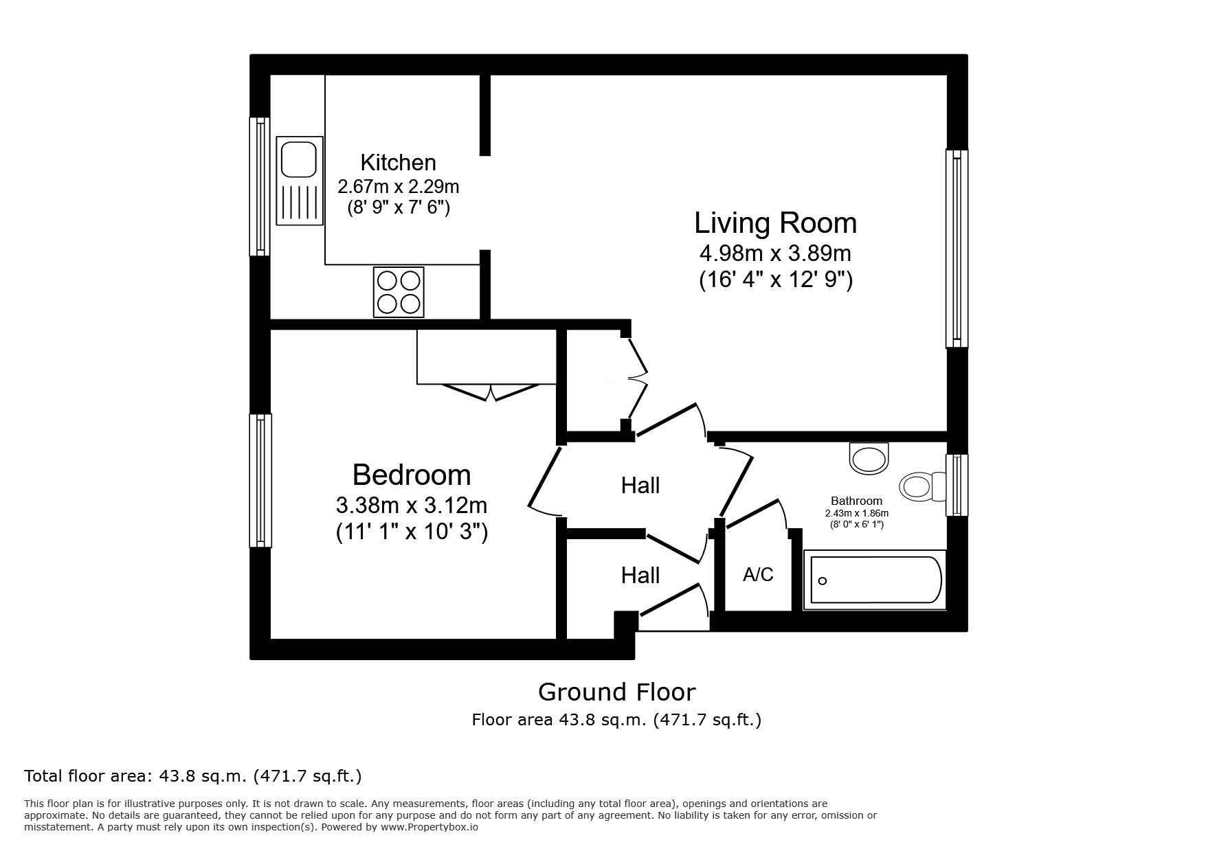 Flat 9, Wheeler Court,, Armour Hill, Reading floorplan
