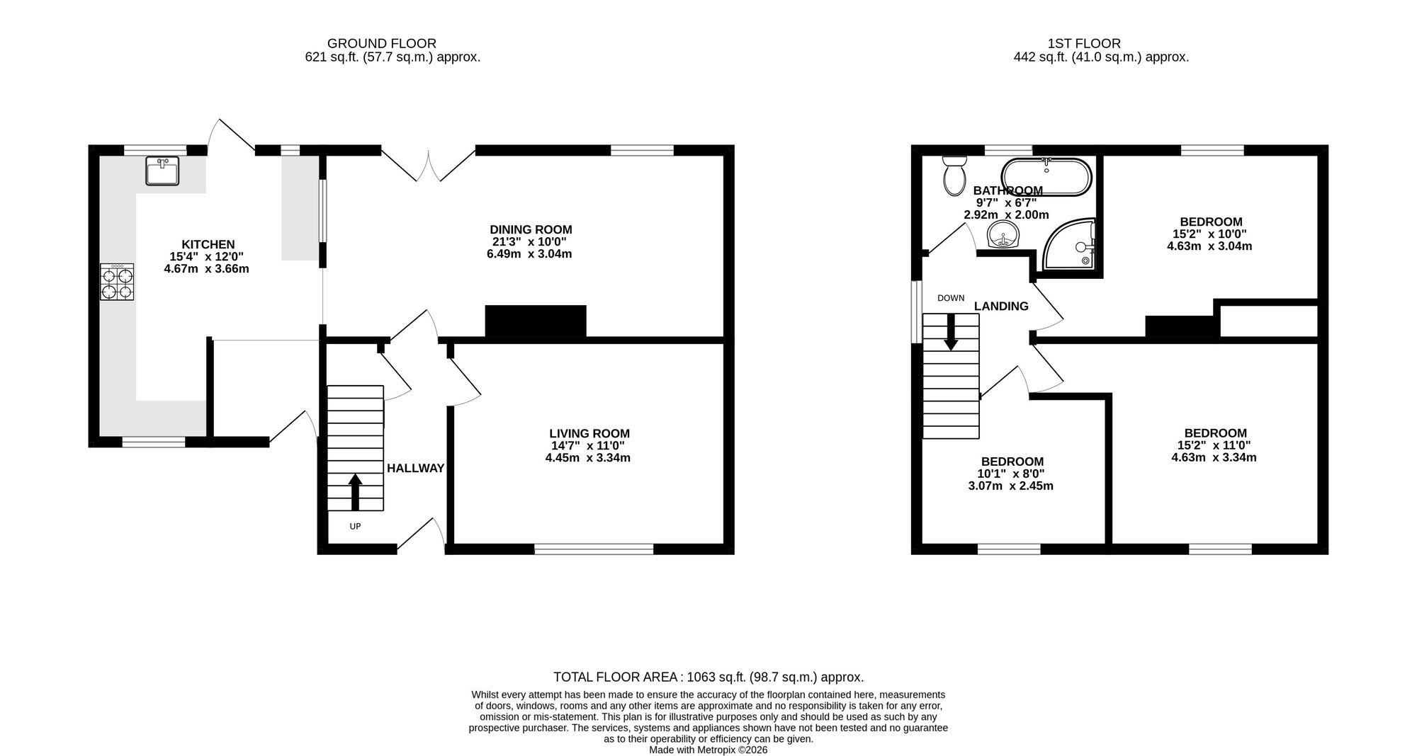 4 The Willows, Caldicot floorplan