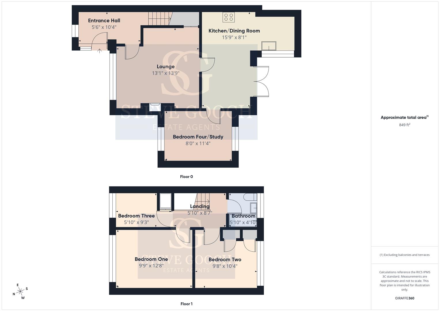 14, Orchard Close, Mitcheldean floorplan