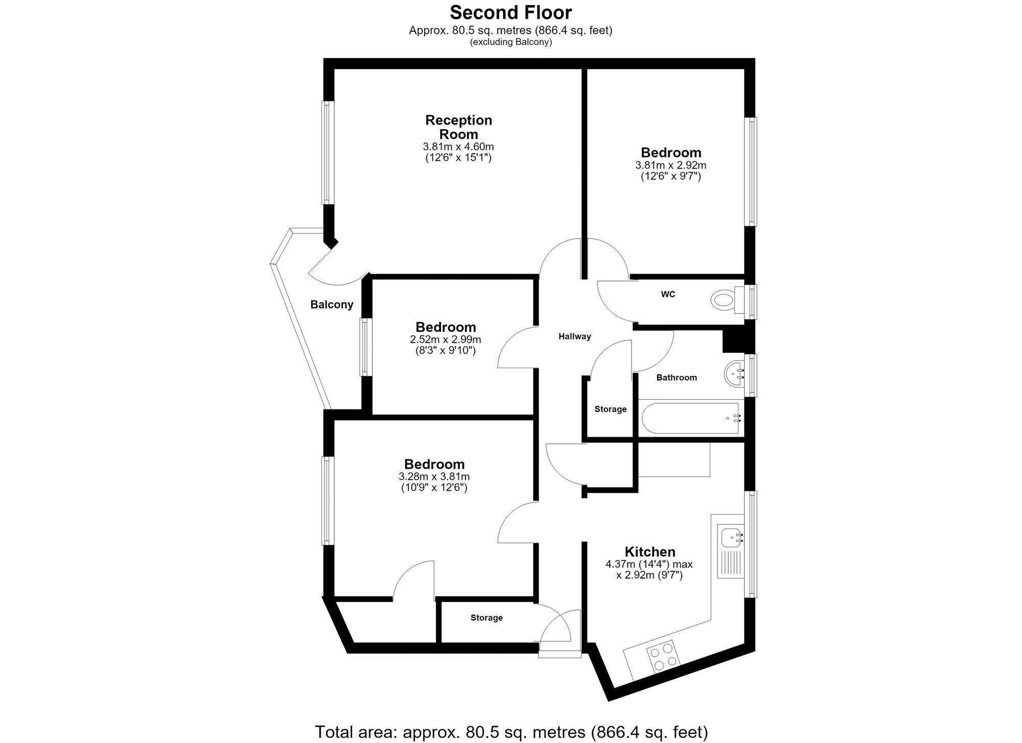 35 Hermitage Walk, South Woodford floorplan