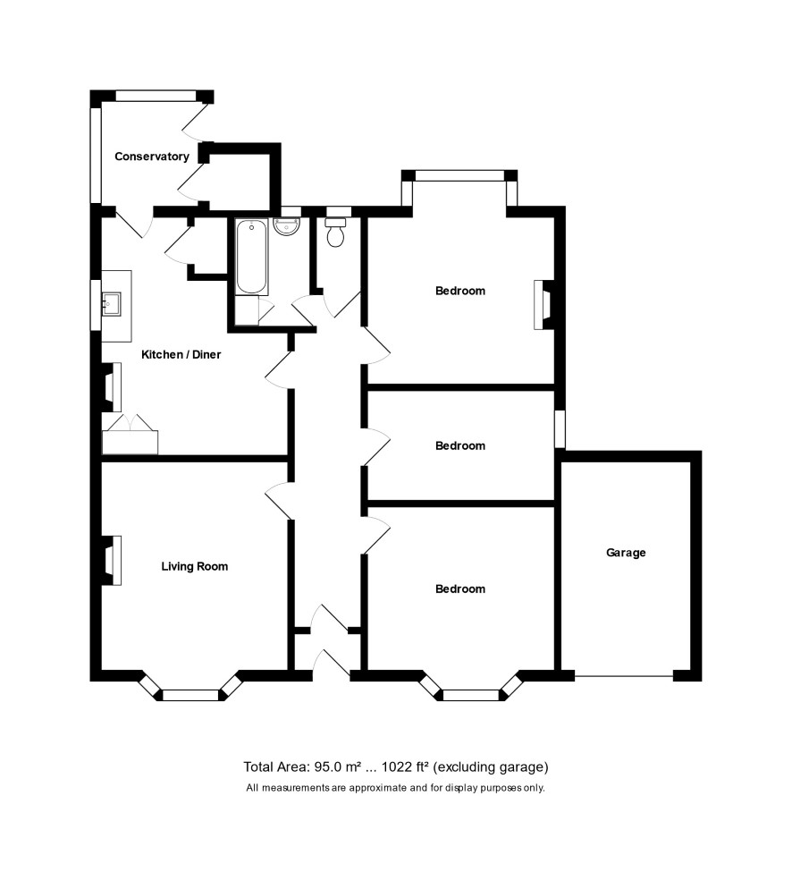 42 Manor Road, Saltford, Bristol BS31, 3 bedroom detached bungalow for