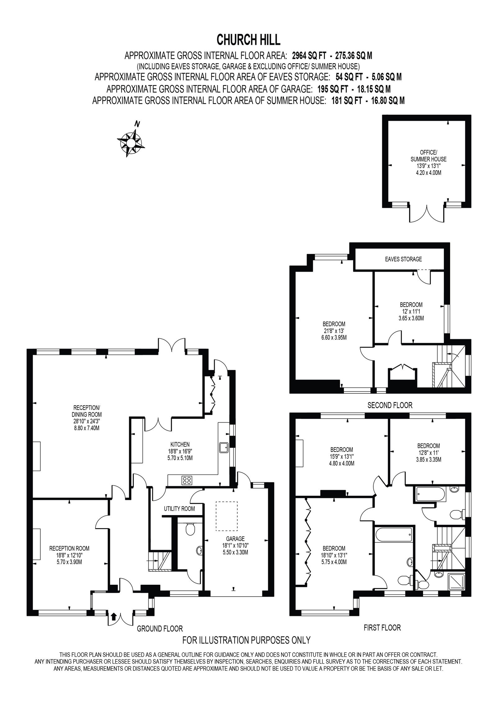 27, Church Hill, Purley floorplan