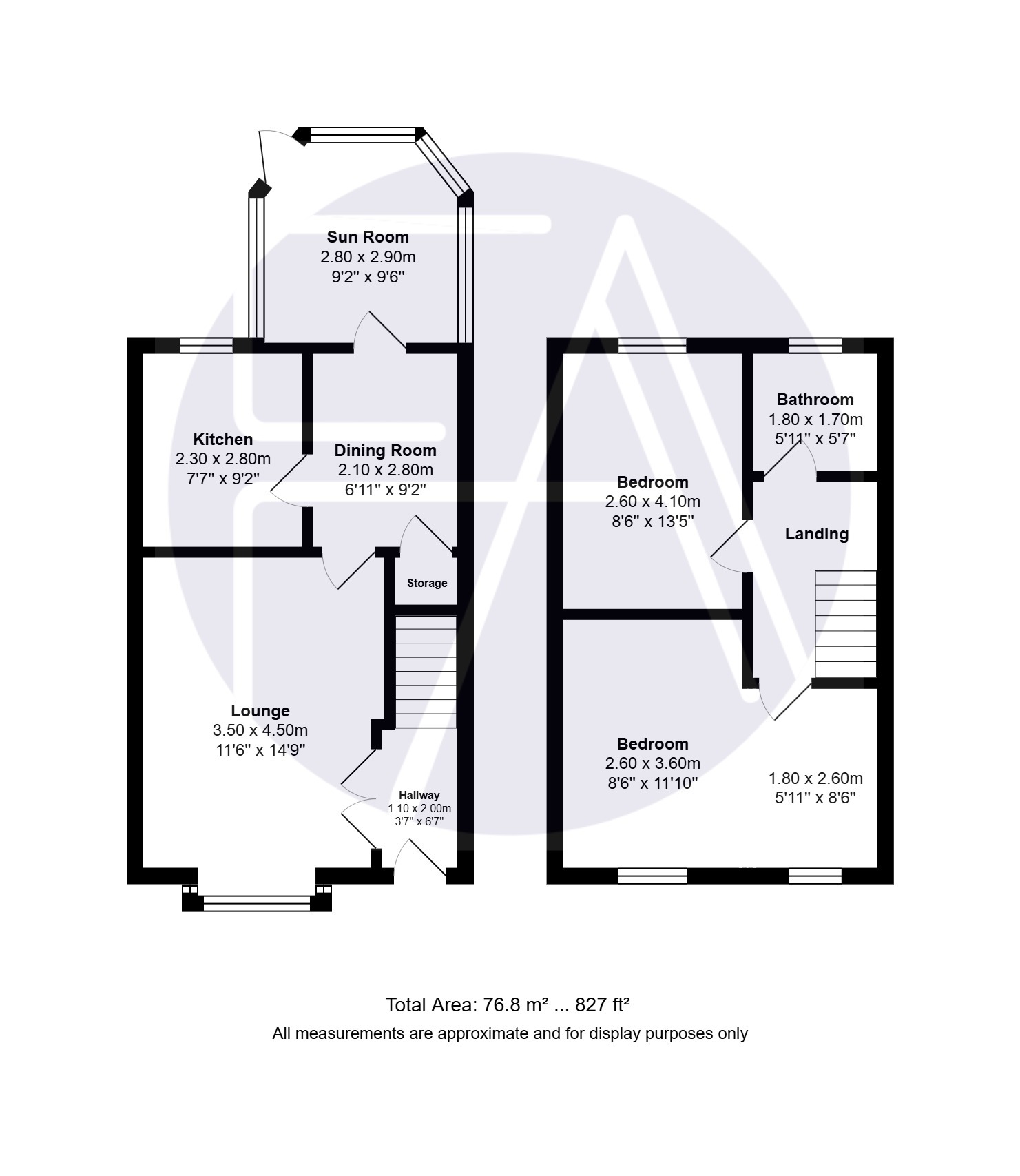 3 Edenfield Close, Southport, Merseyside floorplan