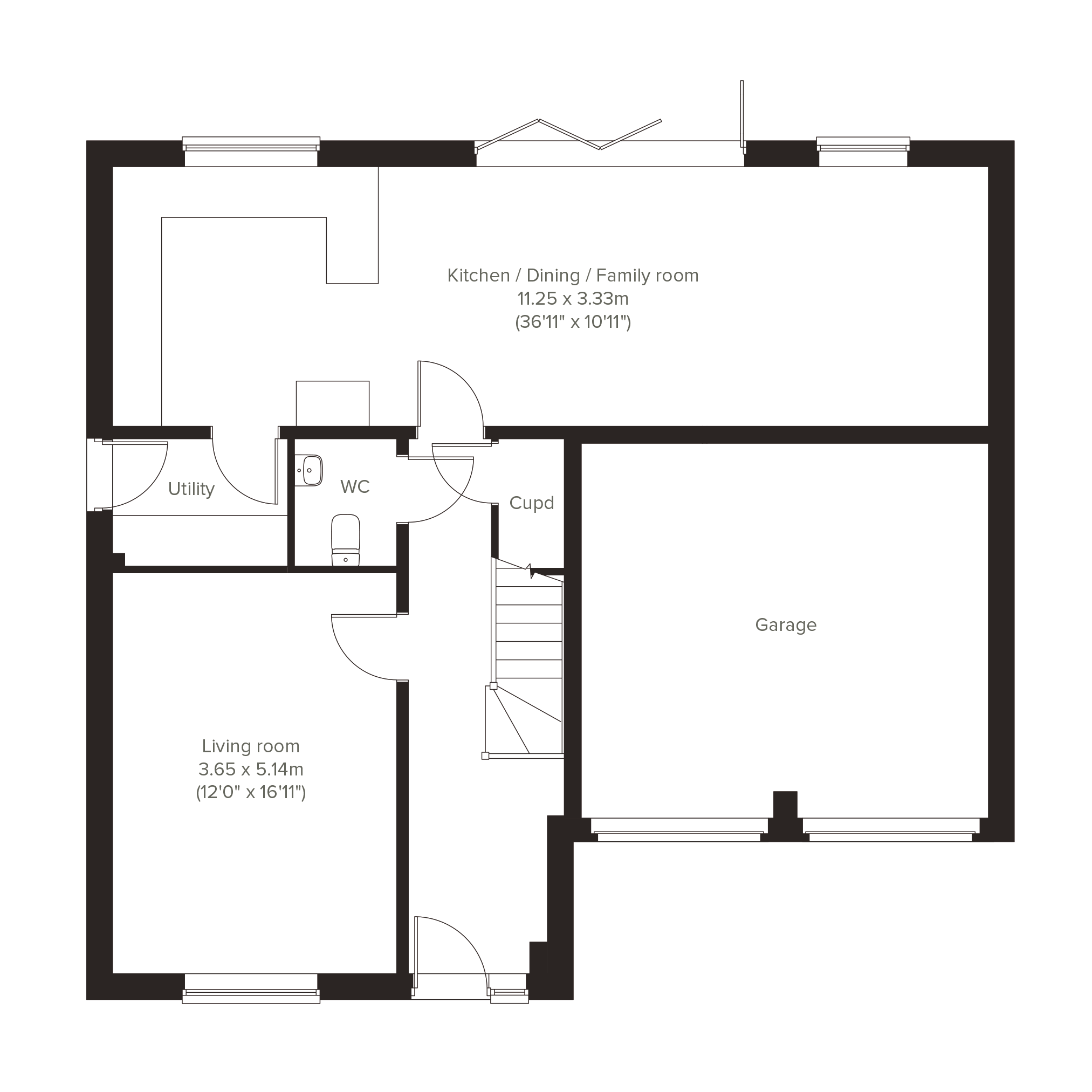 310, Ingleborough Drive, Harrogate floorplan