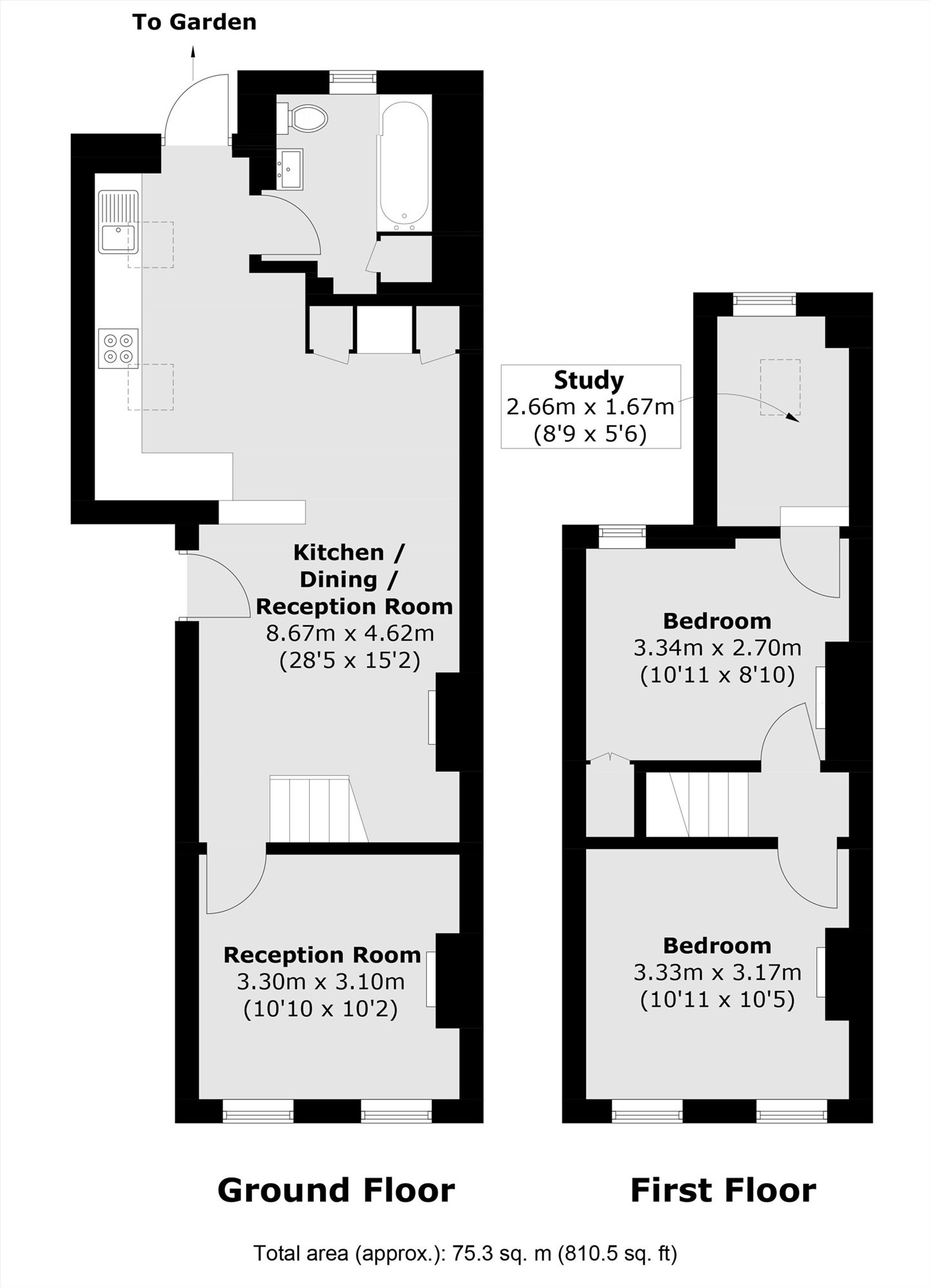 39, Swan Road, Feltham floorplan