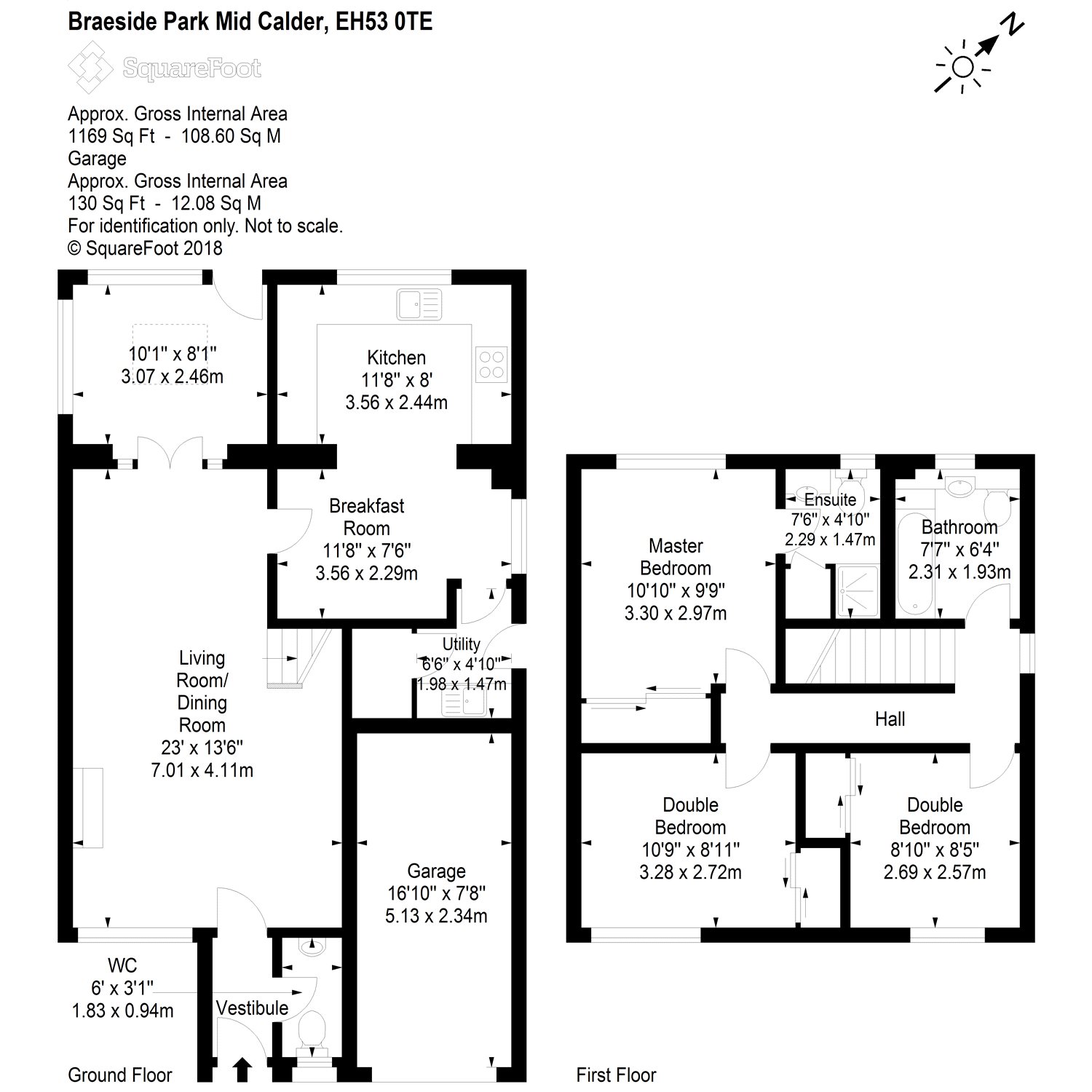 3 Bedrooms  for sale in Braeside Park, Mid Calder, West Lothian EH53
