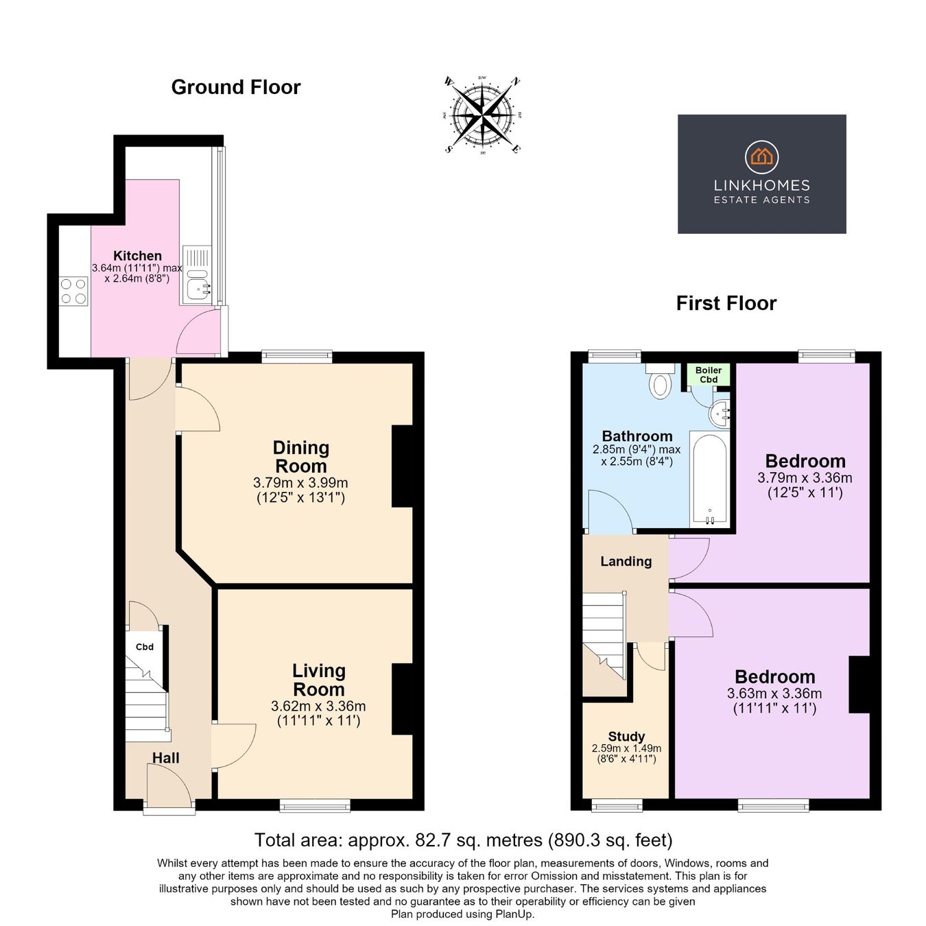 87, Victoria Road, Bournemouth floorplan