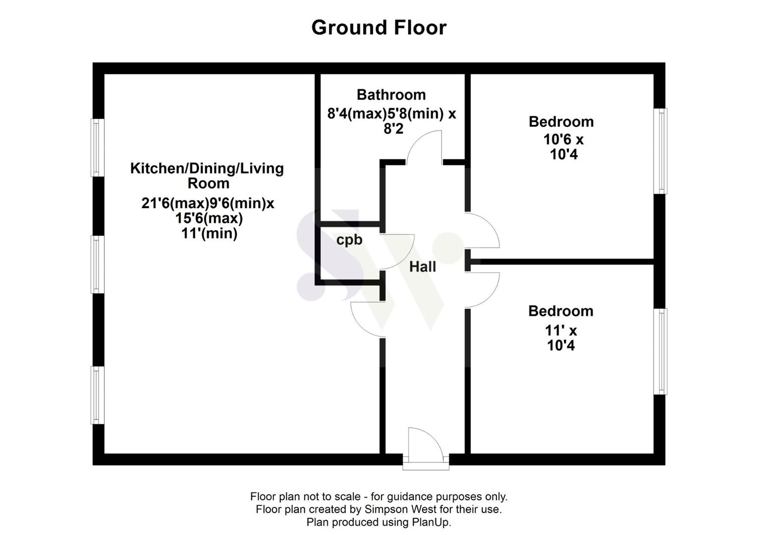 66, Outfield Close, Great Oakley floorplan