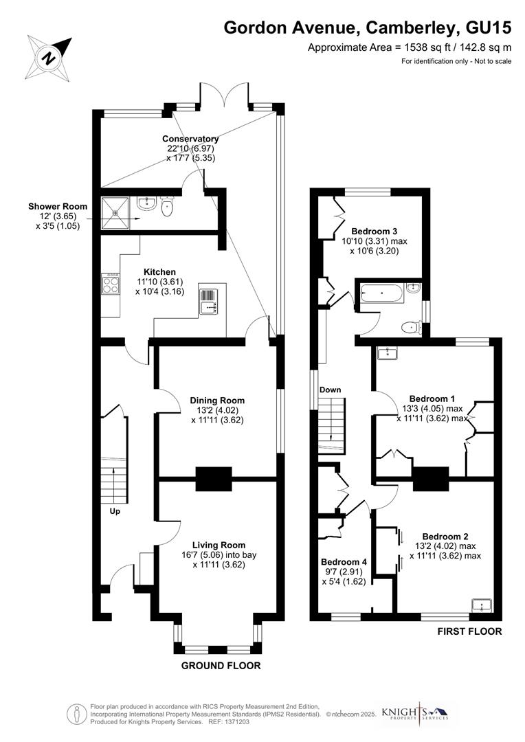 184, Gordon Avenue, Camberley floorplan