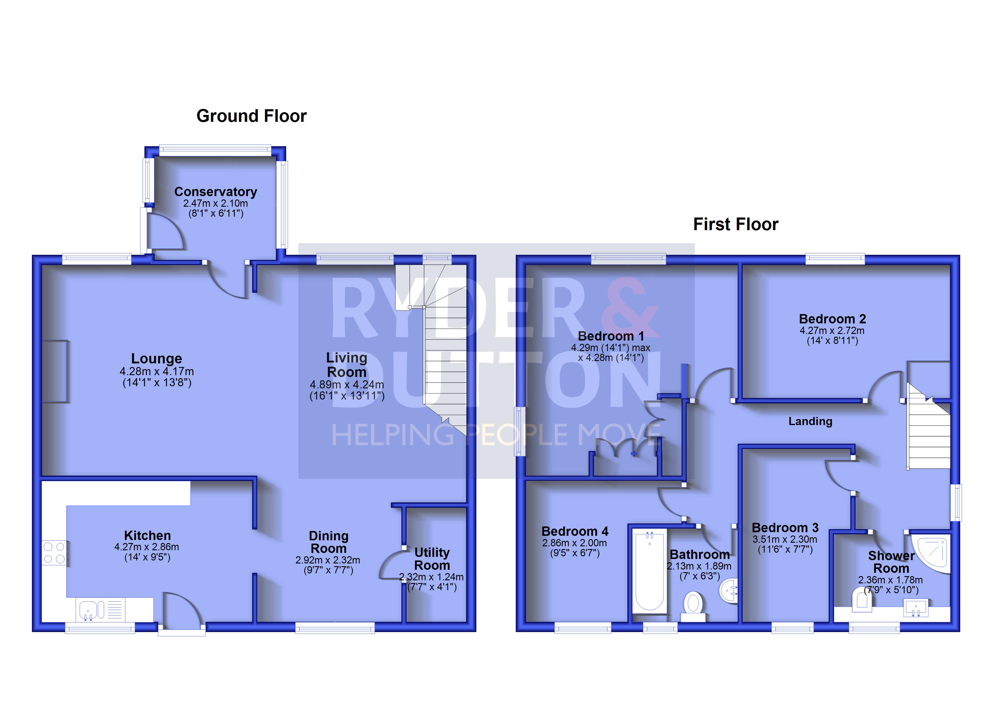22, Halley Street, Lancashire floorplan