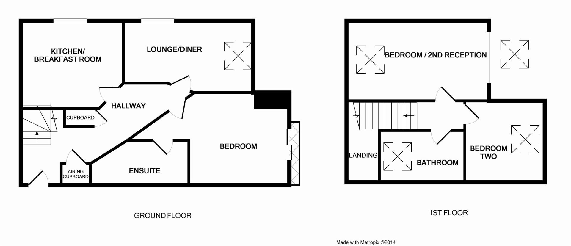 Flat 14, 8, Corscombe Close, Weymouth floorplan