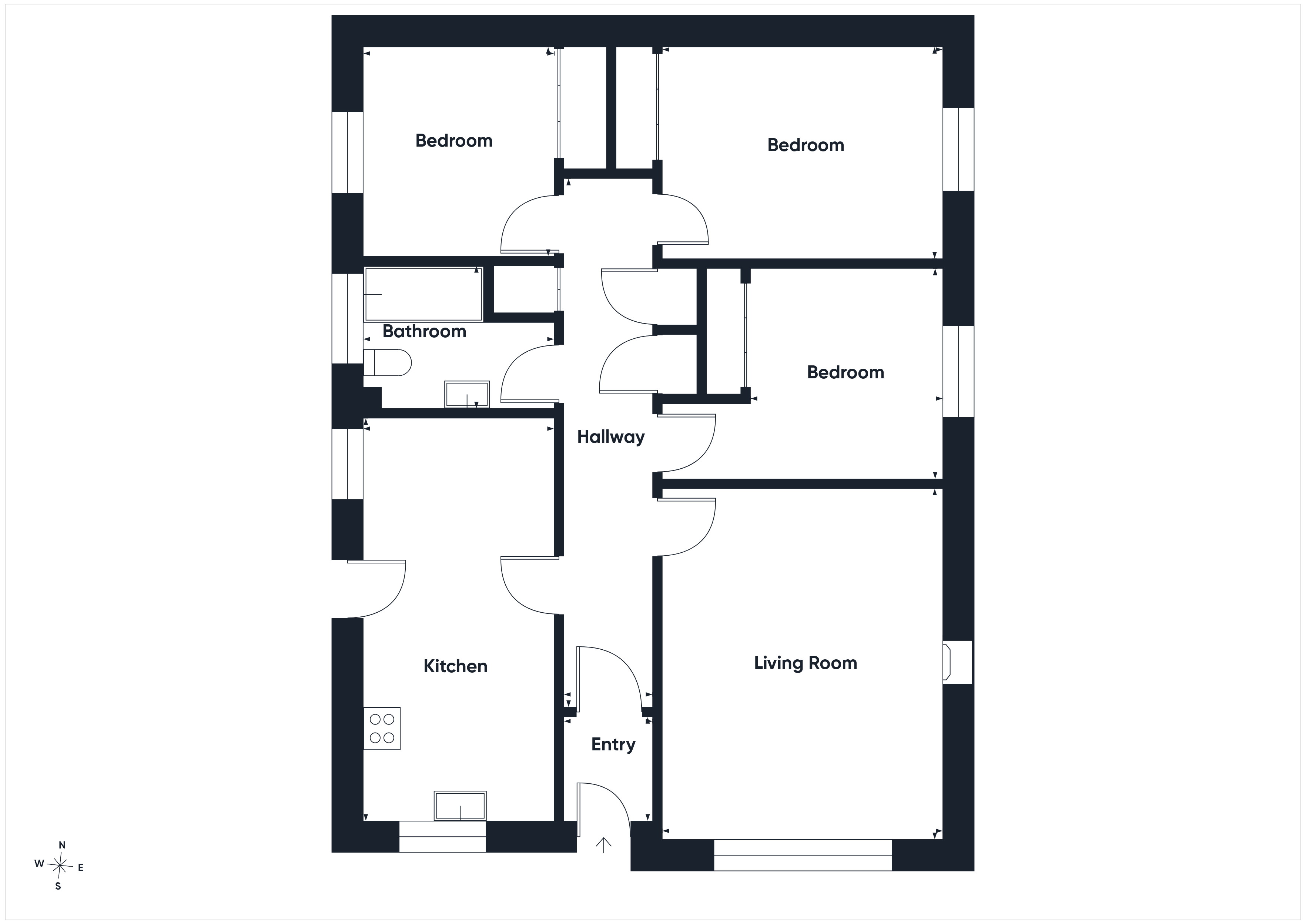 2 Willowbrae, Hill Street, Alness floorplan