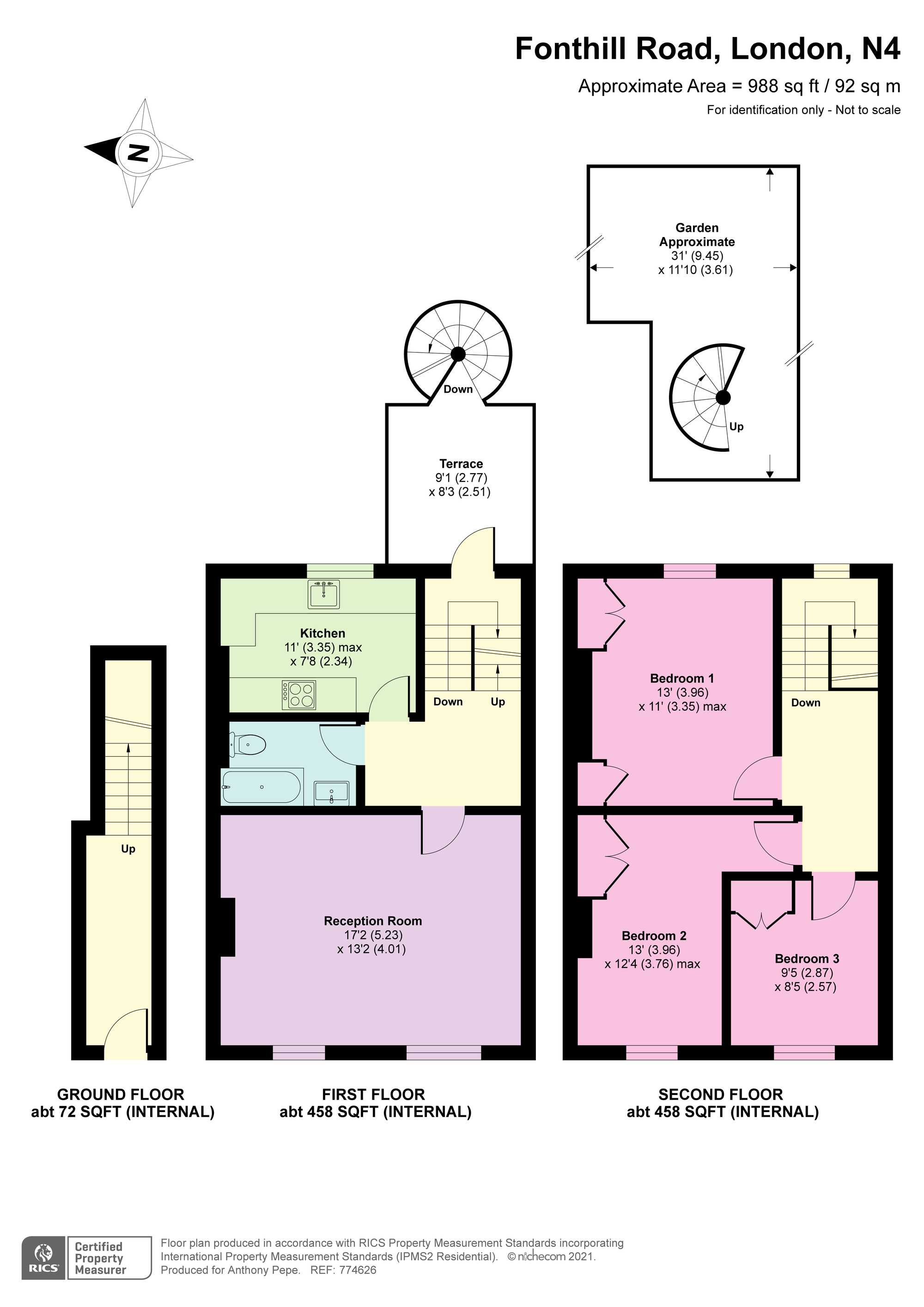 Fonthill Road, London floorplan