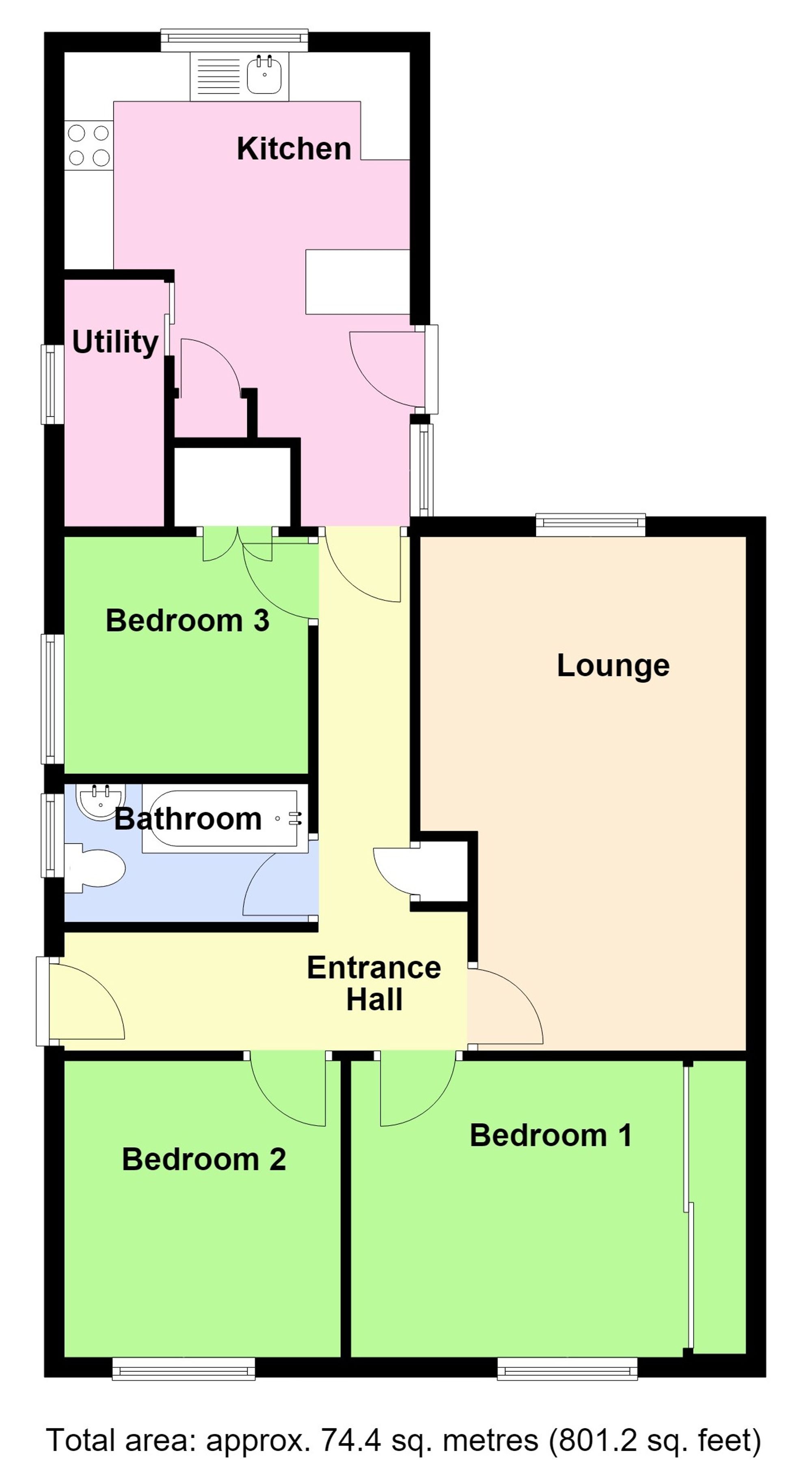 The Jays Sandy Lane, Spilsby floorplan