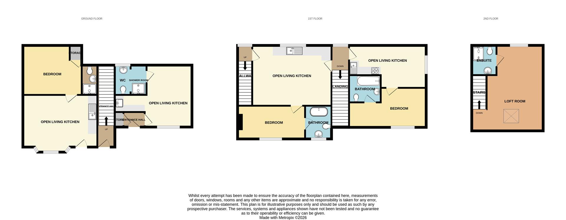 Flats 1-4, 142, Norman Street, Derbyshire floorplan