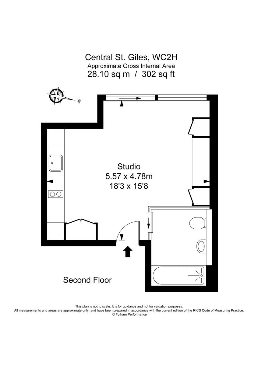 0 Bedrooms Studio to rent in Central St Giles, Covent Garden WC2H