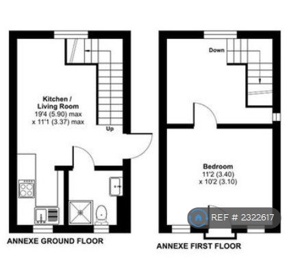 Annexe, A Stanley Street, Bedford floorplan