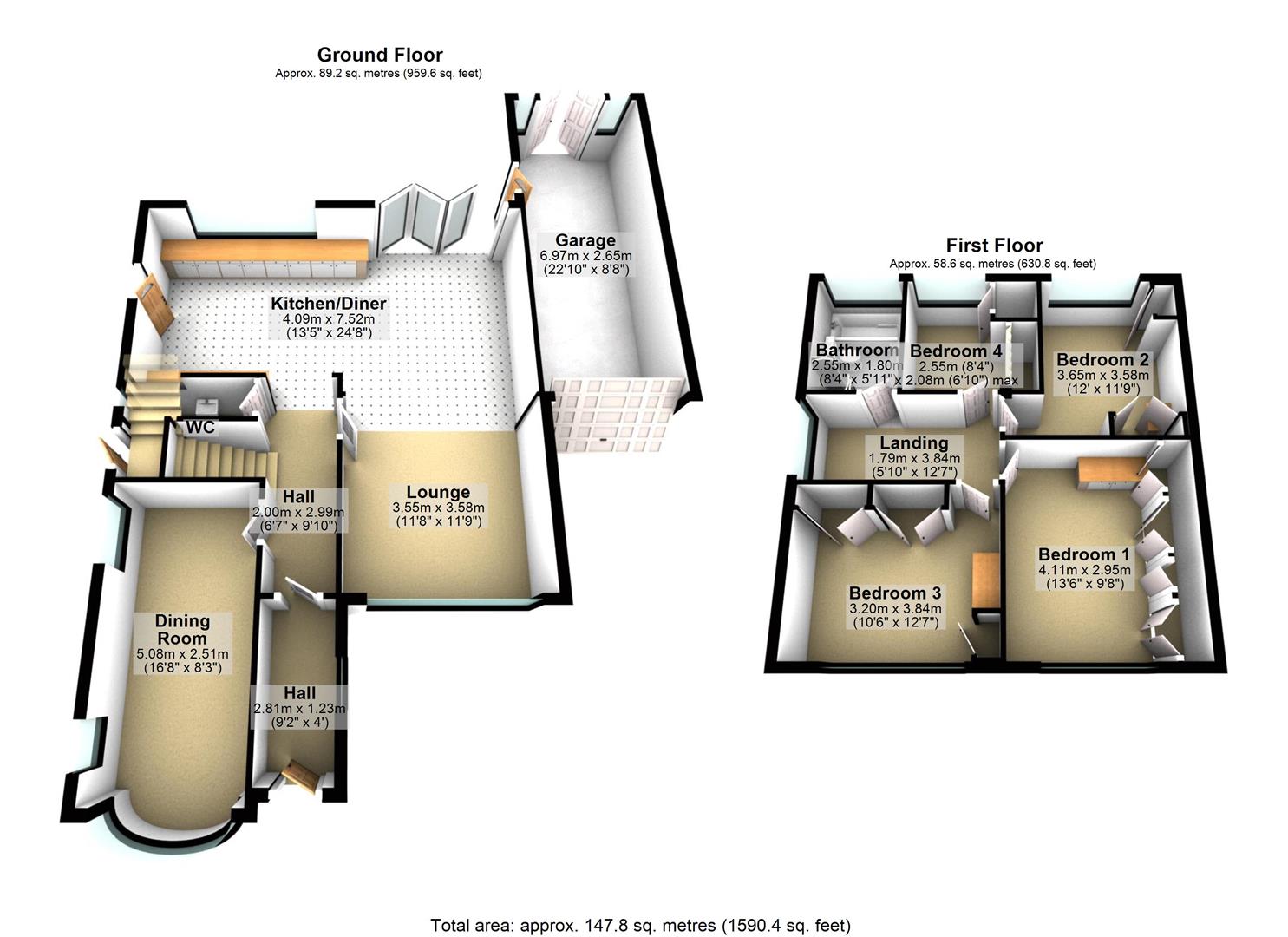 11, Arthursdale Grange, Leeds floorplan