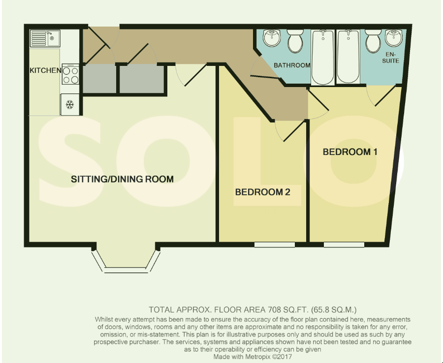 74,Flat 2, North Street, Ripon floorplan