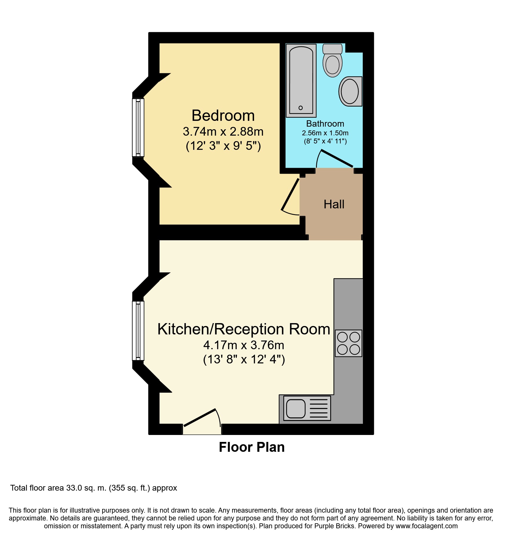 1 Bedrooms Flat for sale in 4 Cavendish Road, London SW19