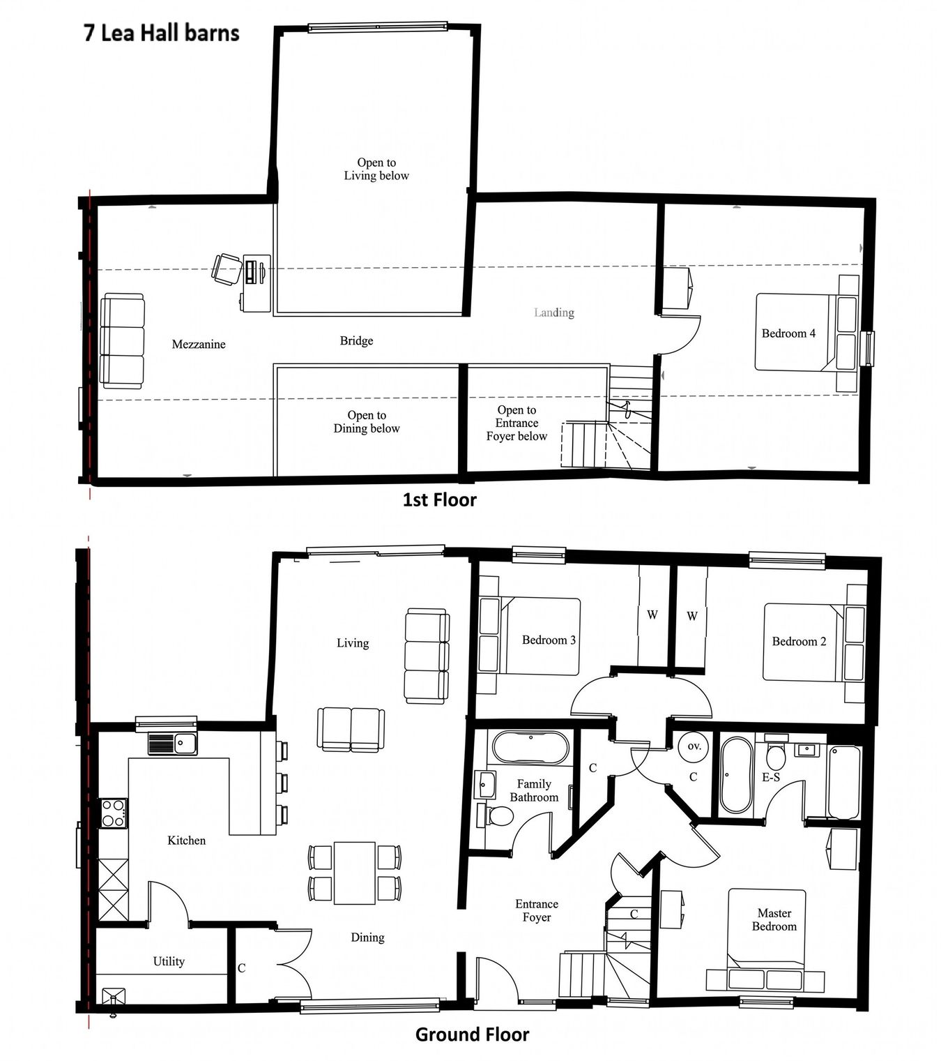 7 Lea Hall Barns, Dunmow Road, Bishop's Stortford floorplan