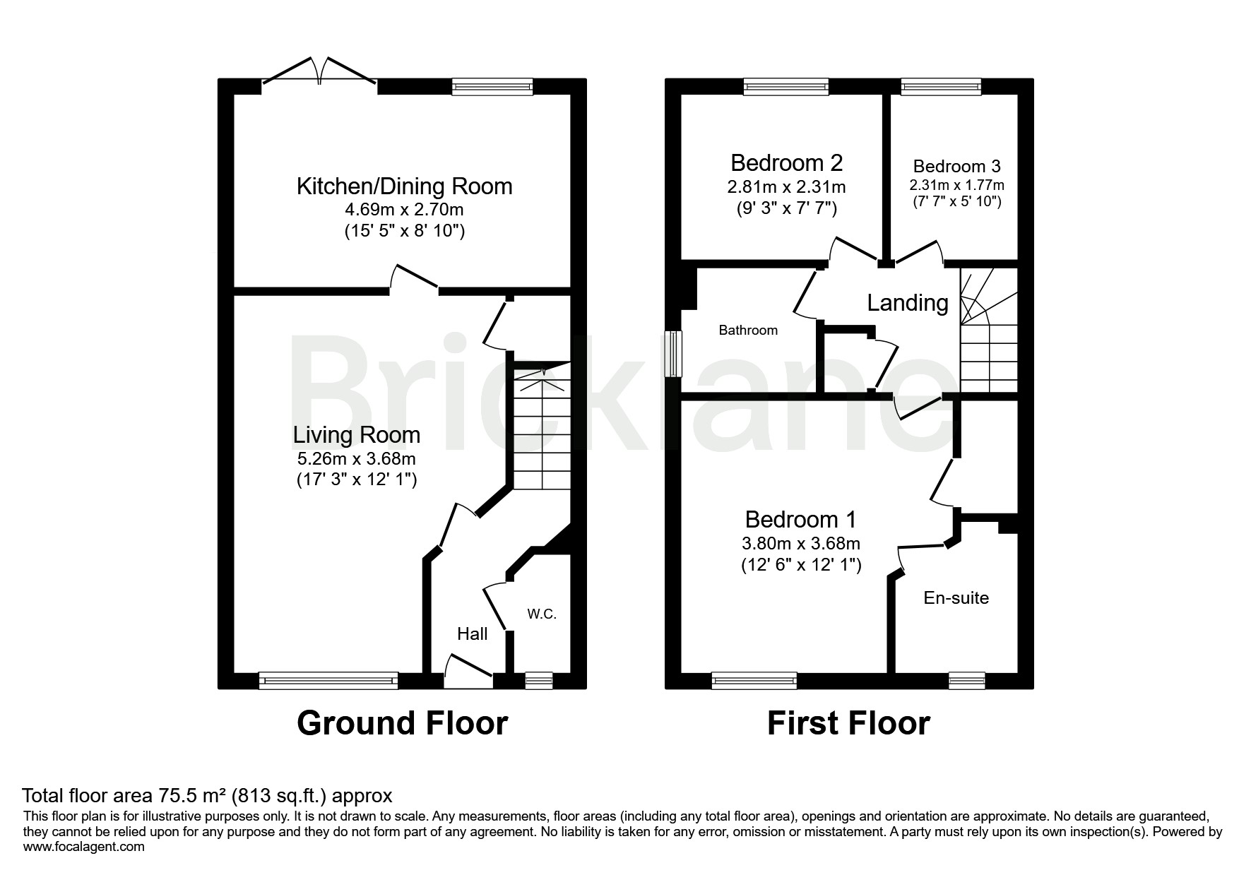 290, Airfield Way, Corby floorplan