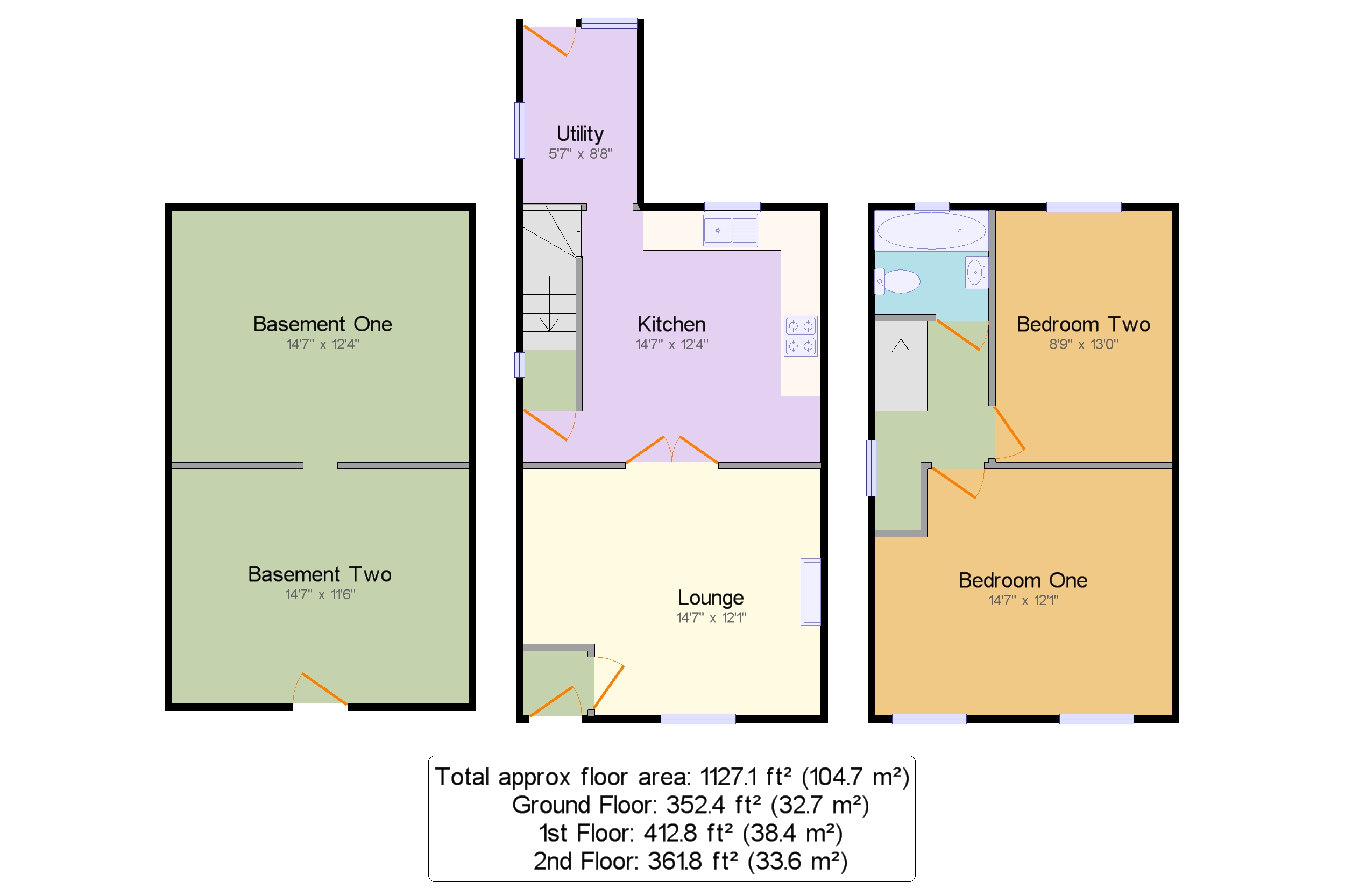 Hayfield Road, New Mills, High Peak SK22, 2 bedroom semidetached house