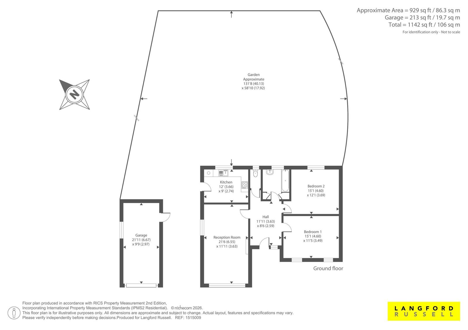 5, Mada Road, Orpington floorplan