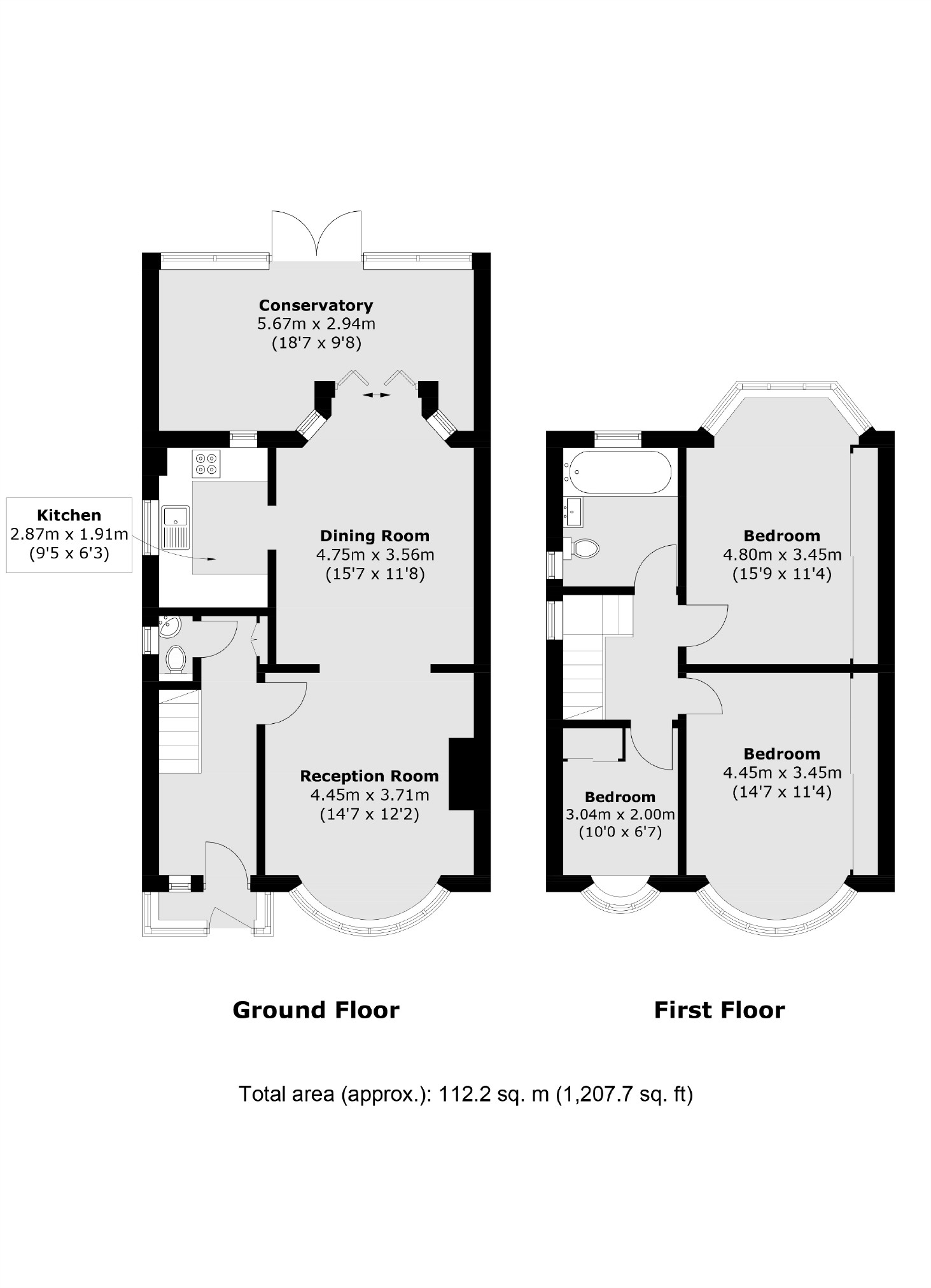 13, Hollickwood Avenue, London floorplan