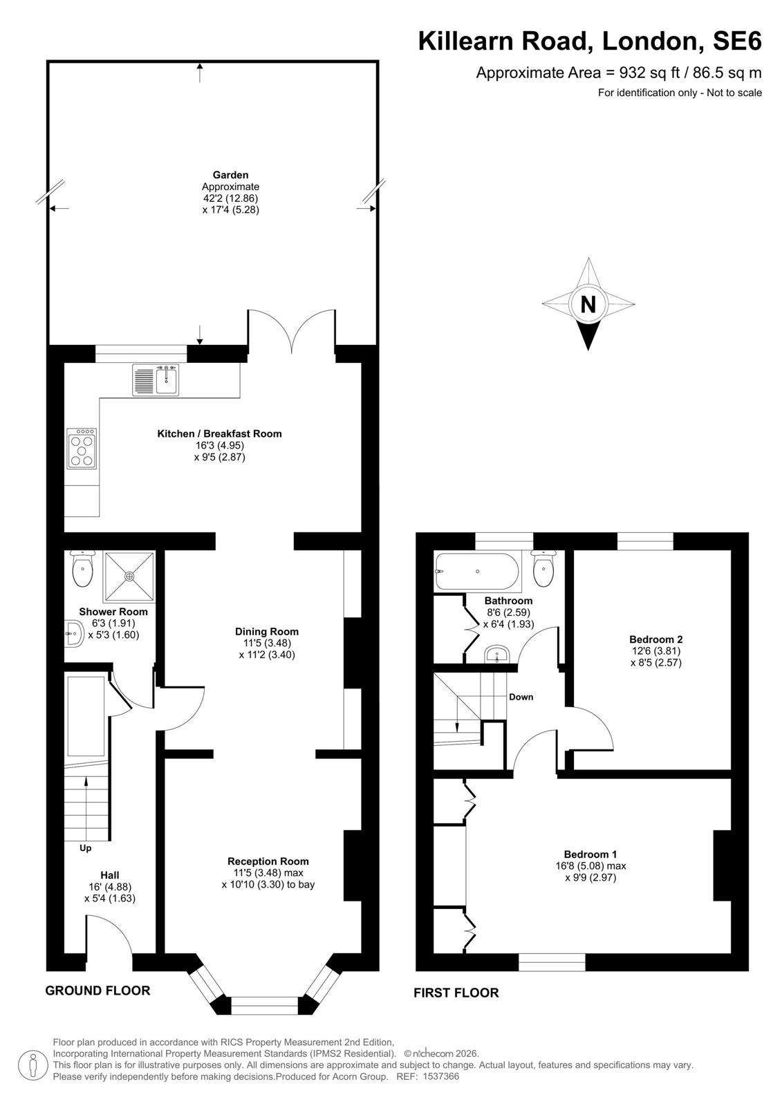 Killearn Road, London floorplan