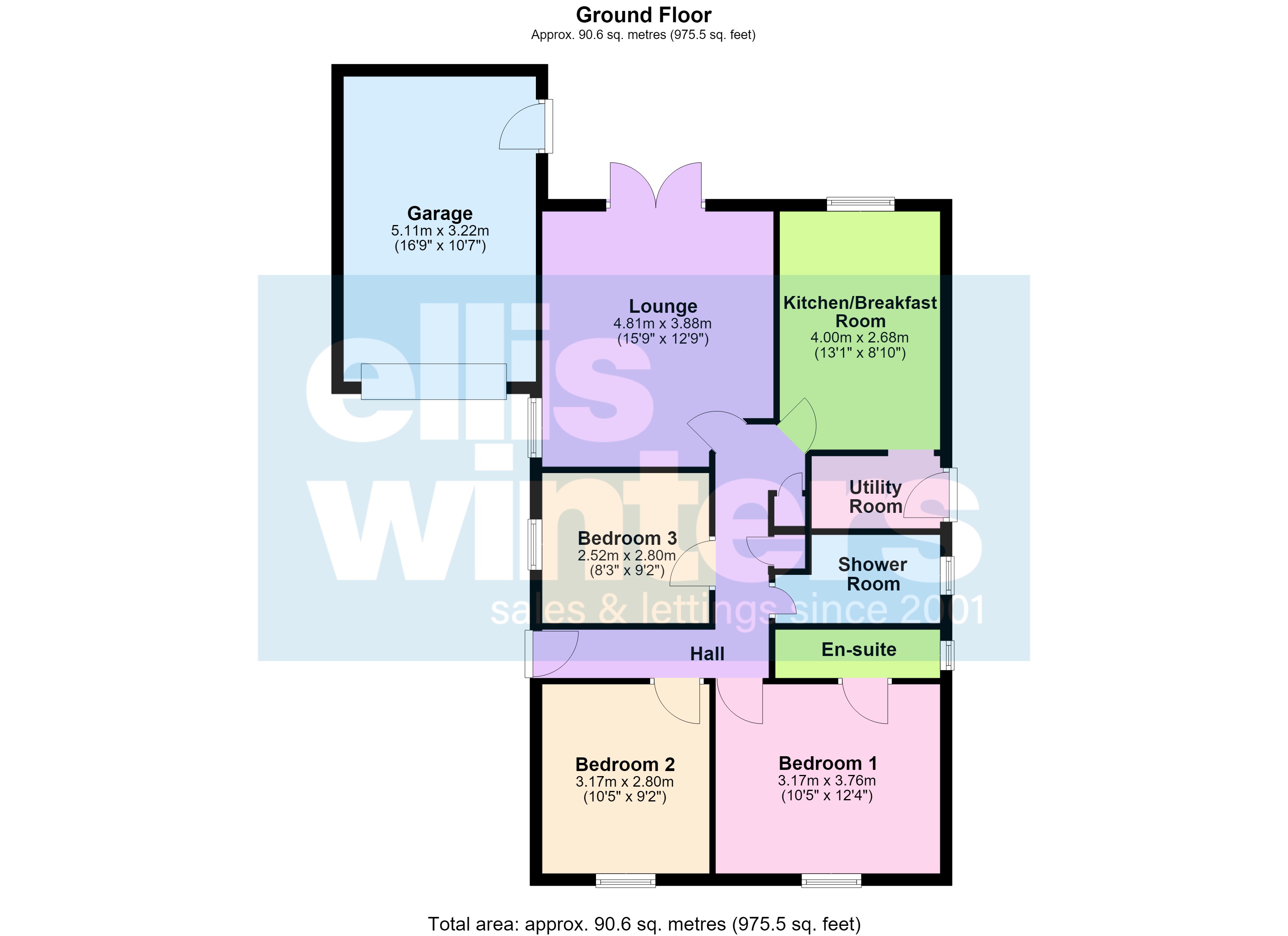 B2, The Green, March floorplan