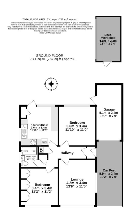 9, Derwent Avenue, Ramsgate floorplan