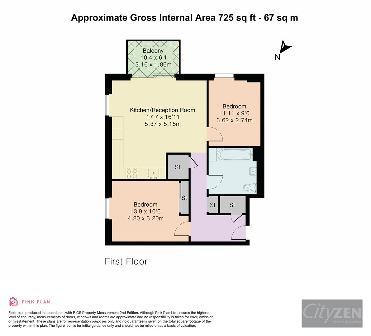 104 Bowline House, Hemlock Street, London floorplan