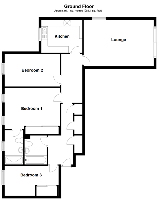 3 Bedrooms Flat for sale in West Parade, Worthing, West Sussex BN11