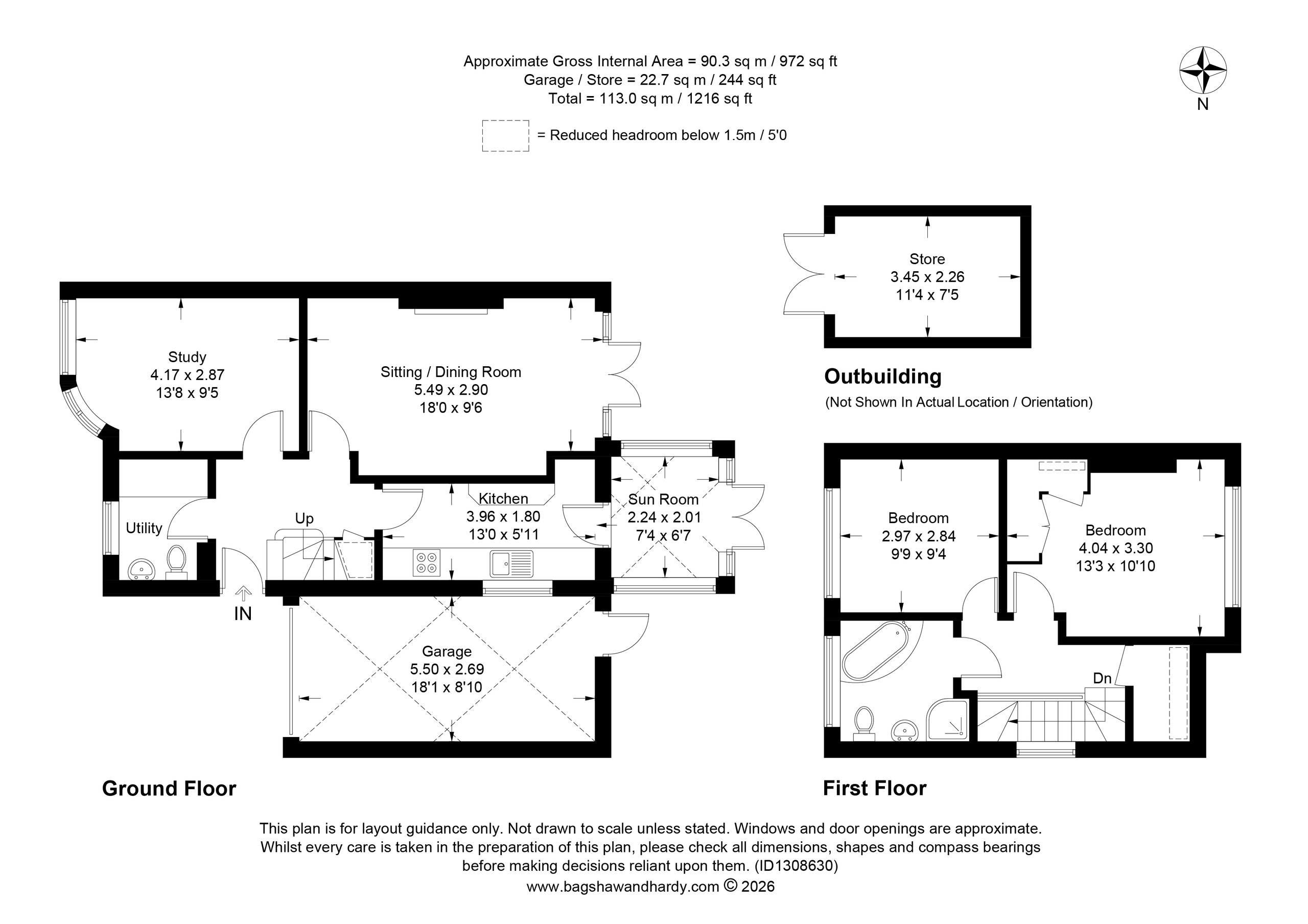 14 Robyns Way, Sevenoaks floorplan