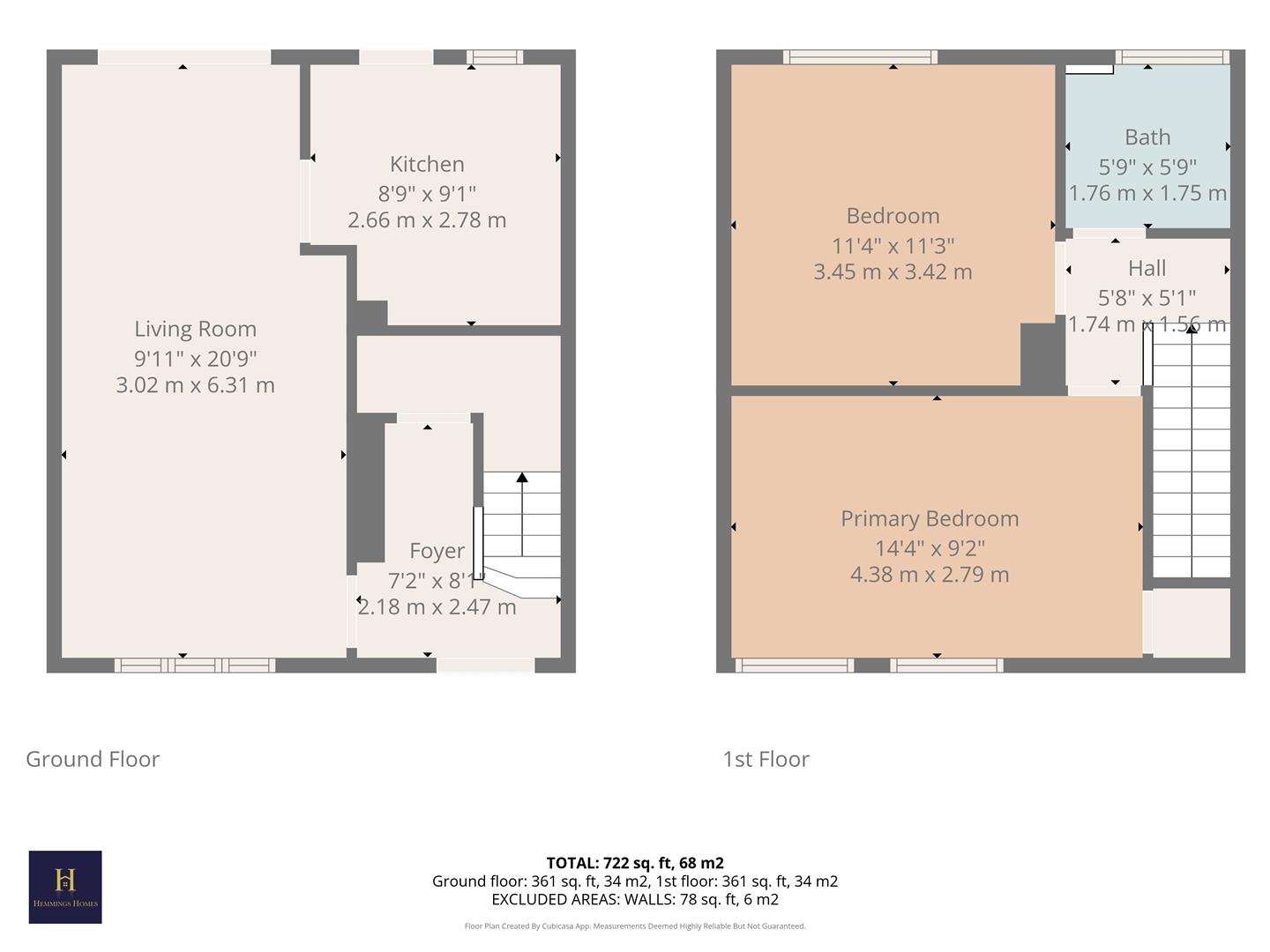 4, George Street, New Stevenston floorplan