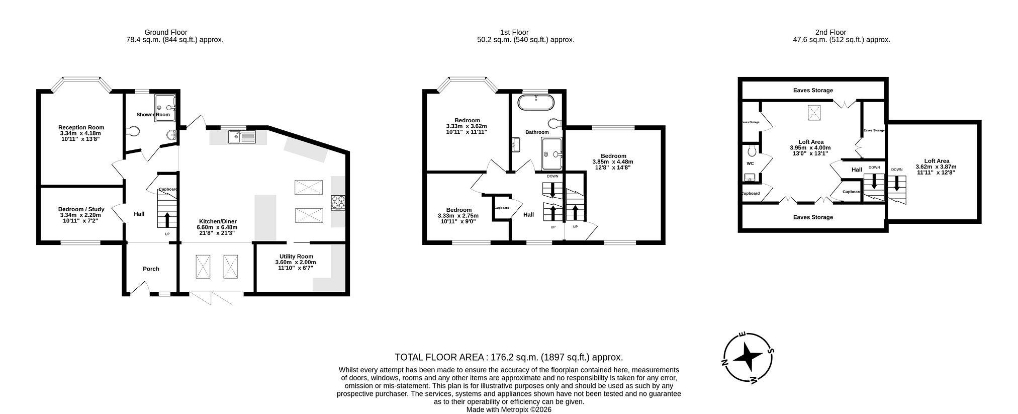 69, Cheshire Gardens, Chessington floorplan